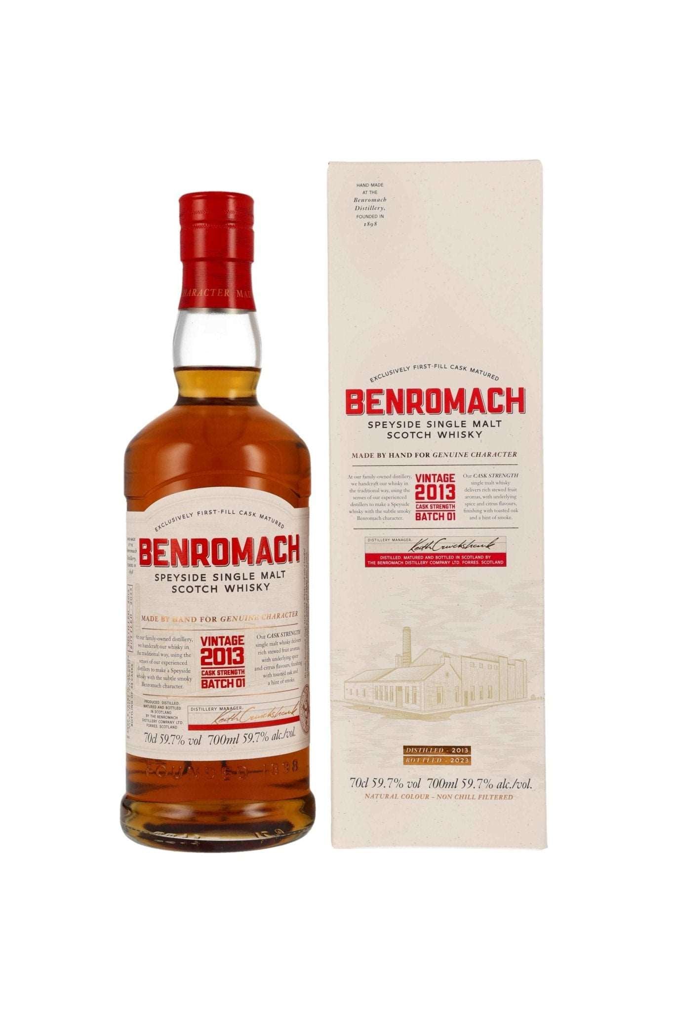 Benromach 2013/2023 Cask Strength Batch 1 59,7% 700ml - Maltimore - Premium Whisky Onlineshop