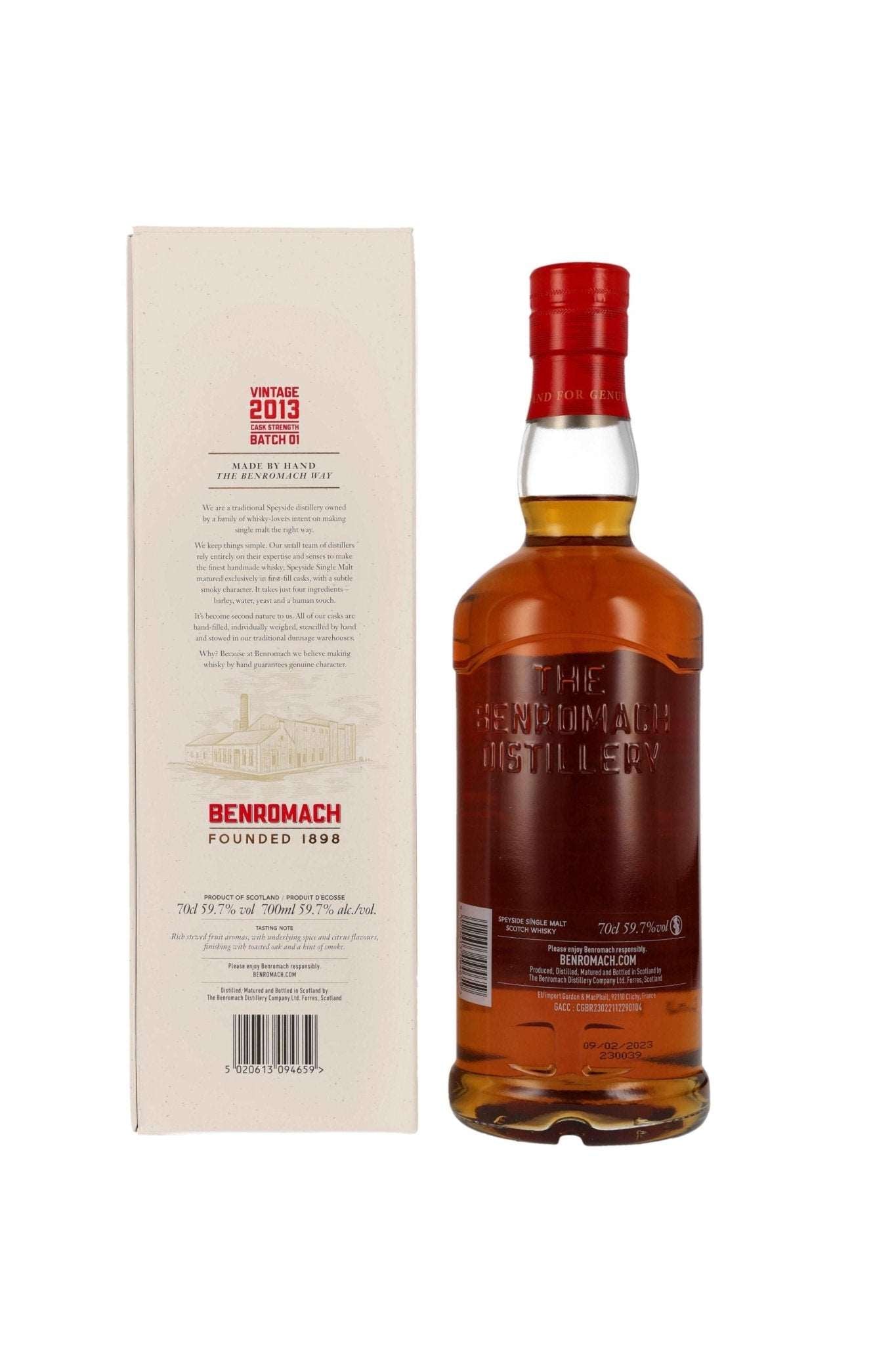 Benromach 2013/2023 Cask Strength Batch 1 59,7% 700ml - Maltimore - Premium Whisky Onlineshop