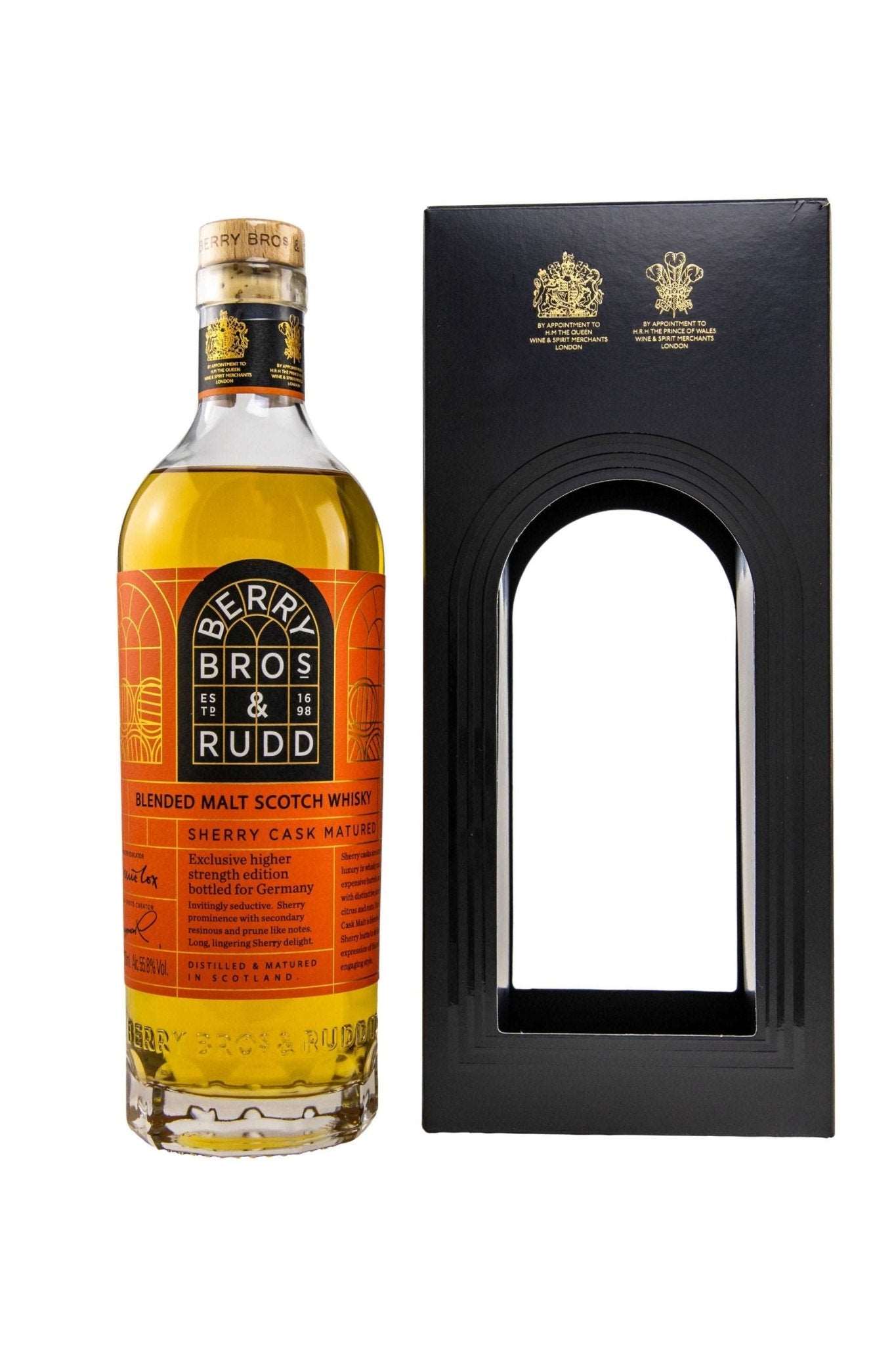 Berry Bros and Rudd Blended Sherry Cask Exclusive higher strength 55,8% 700ml - Maltimore - Premium Whisky Onlineshop