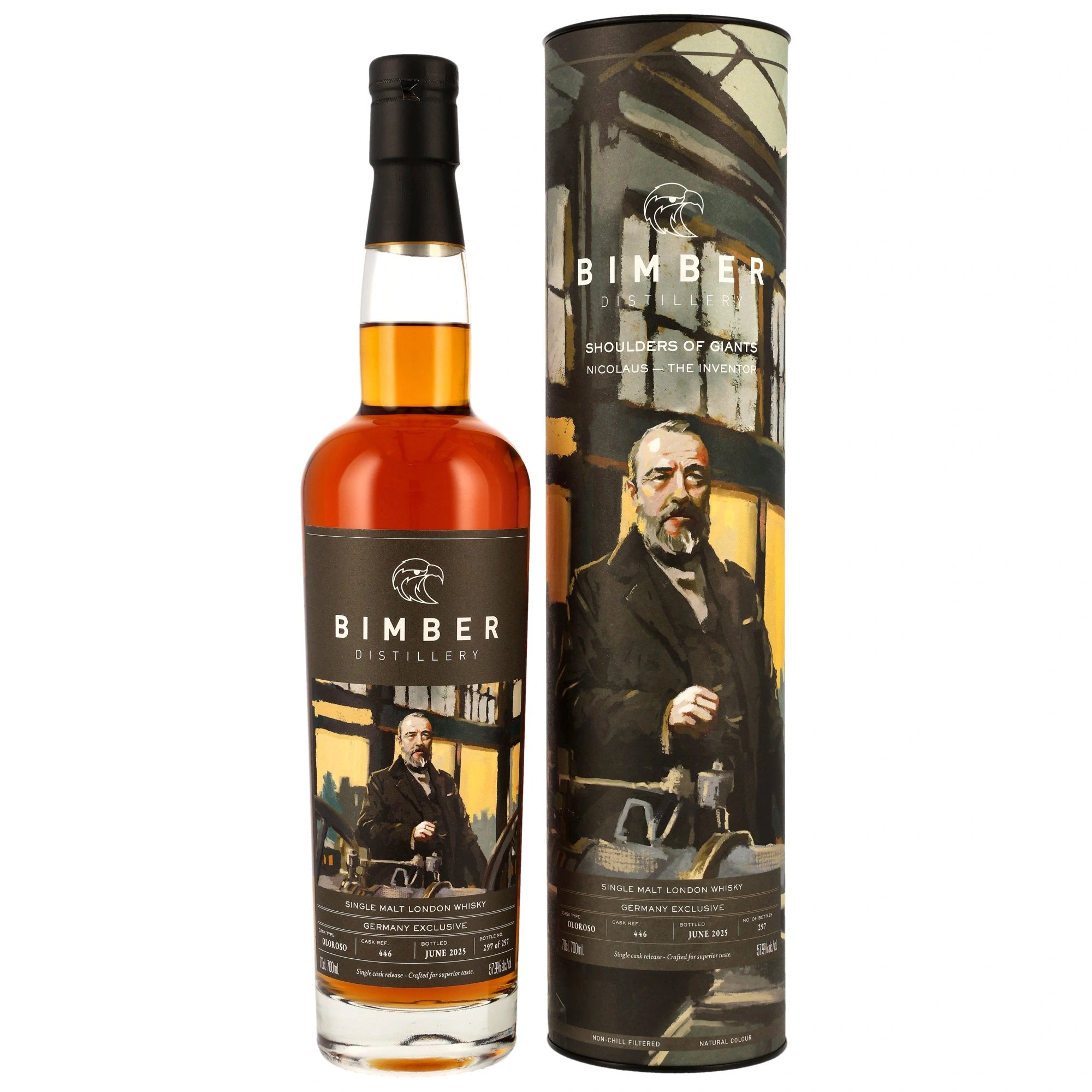 Bimber Nicolaus – Oloroso Sherry Cask 446 Bimber Germany Edition 2025 57,9% vol. 700ml 1 - Maltimore.de - Premium Whisky Onlineshop