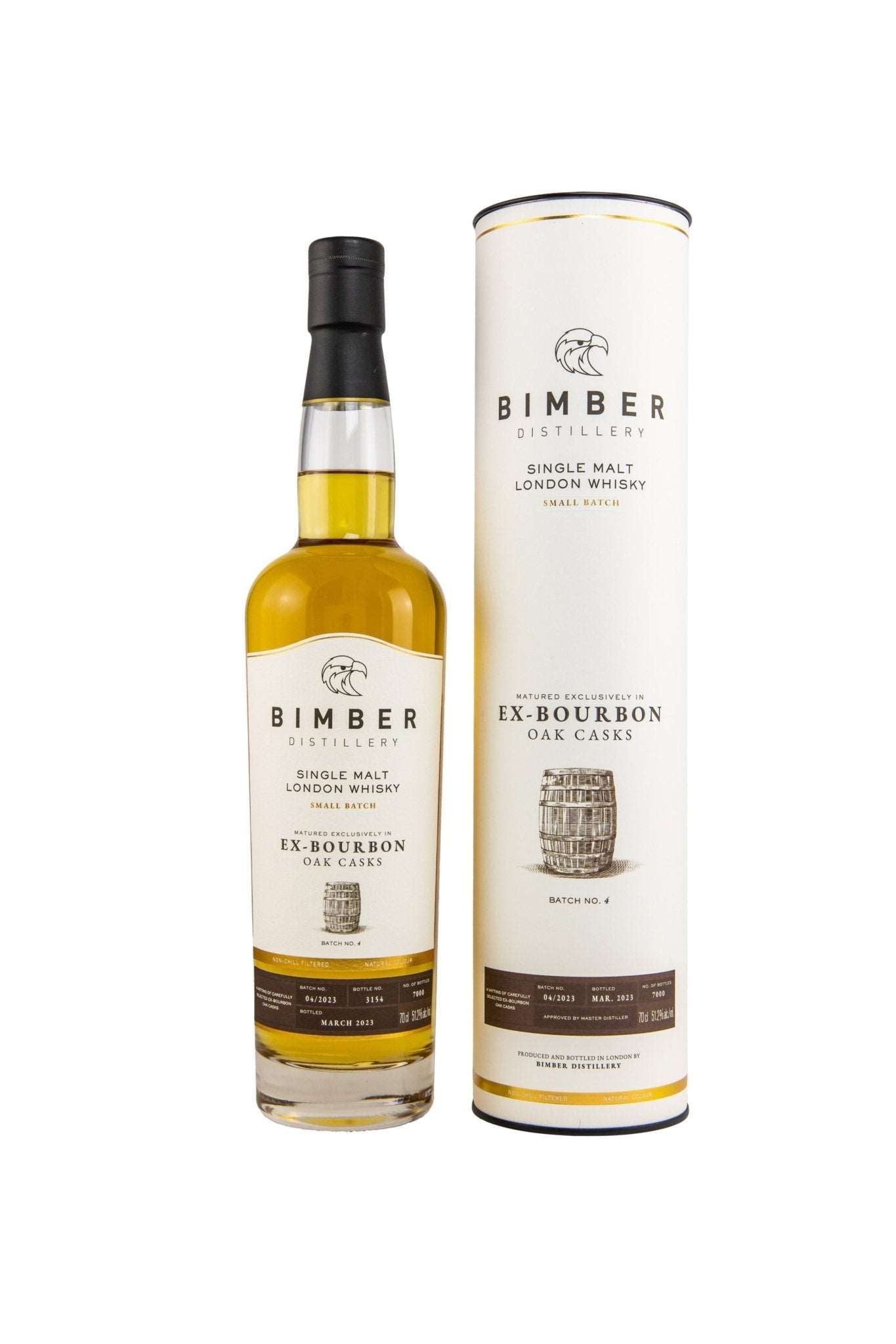 Bimber Small Batch Bourbon Cask Batch 4 51,2% vol. 700ml - Maltimore - Premium Whisky Onlineshop