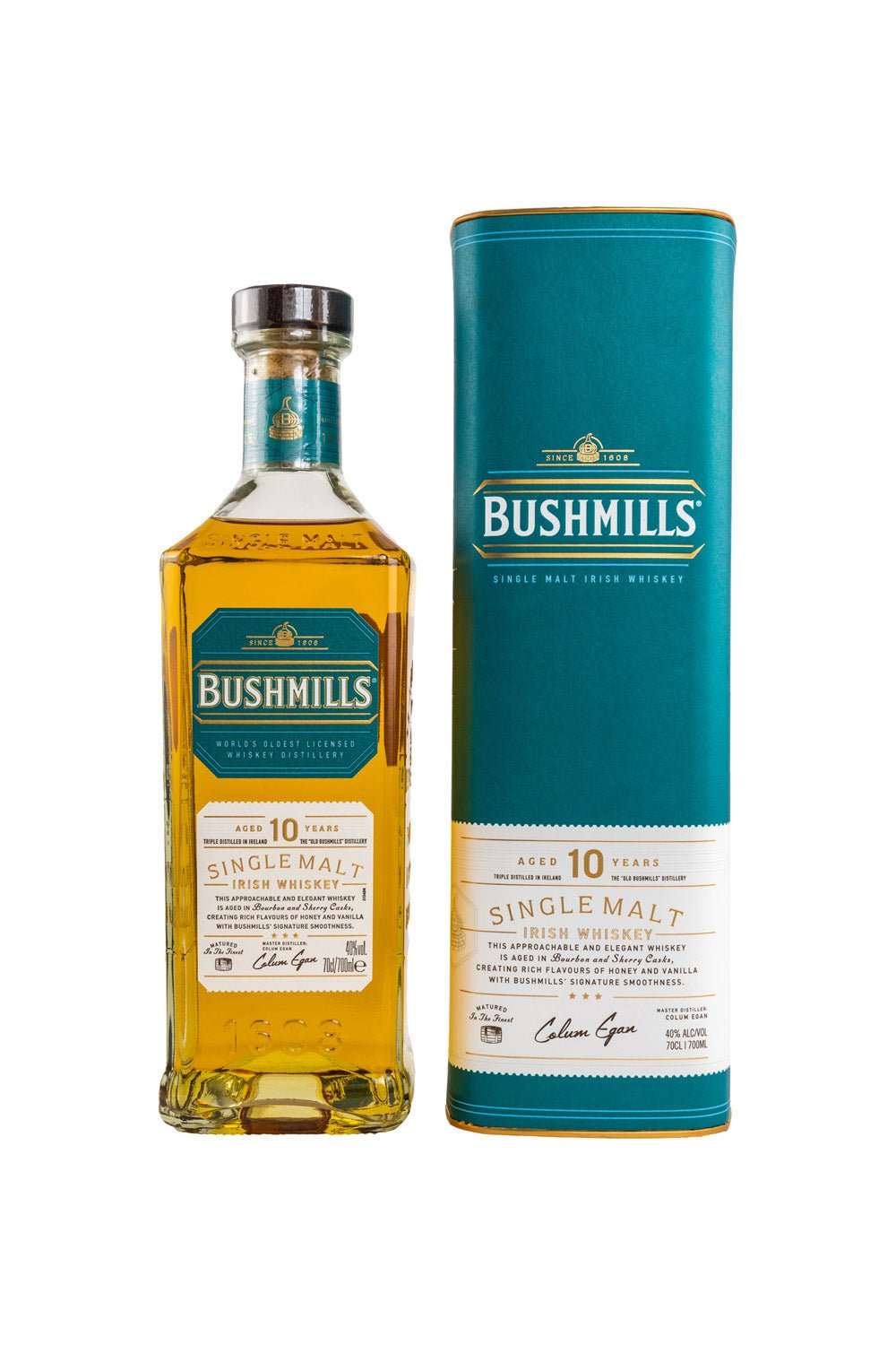 Bushmills 10 Jahre Single Malt 40% Irish Whiskey 700ml - Maltimore - Premium Whisky Onlineshop