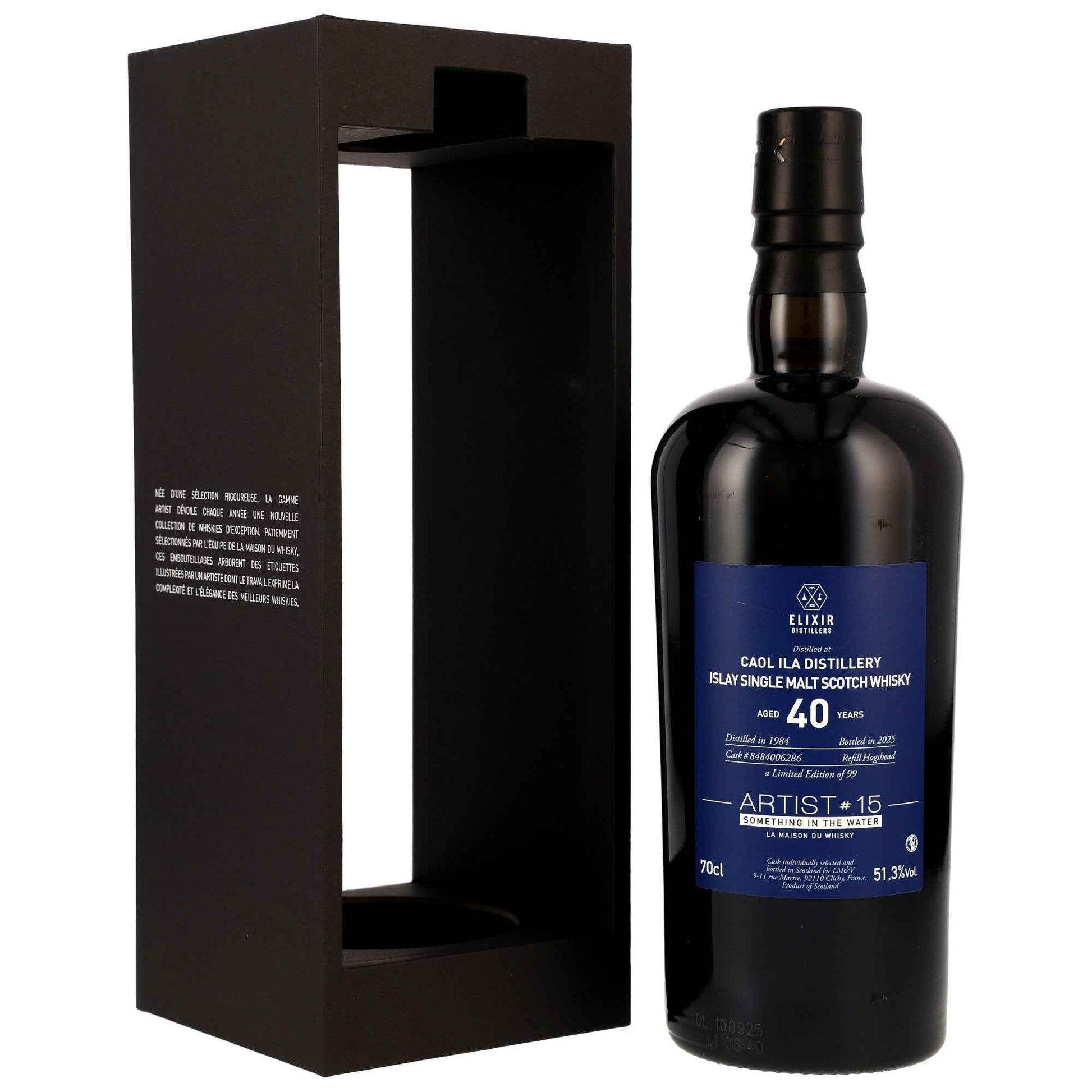 Caol Ila 1984/2025 40 Jahre Refill Hogshead #8484006286 Artist #15 51,3% vol. 700ml