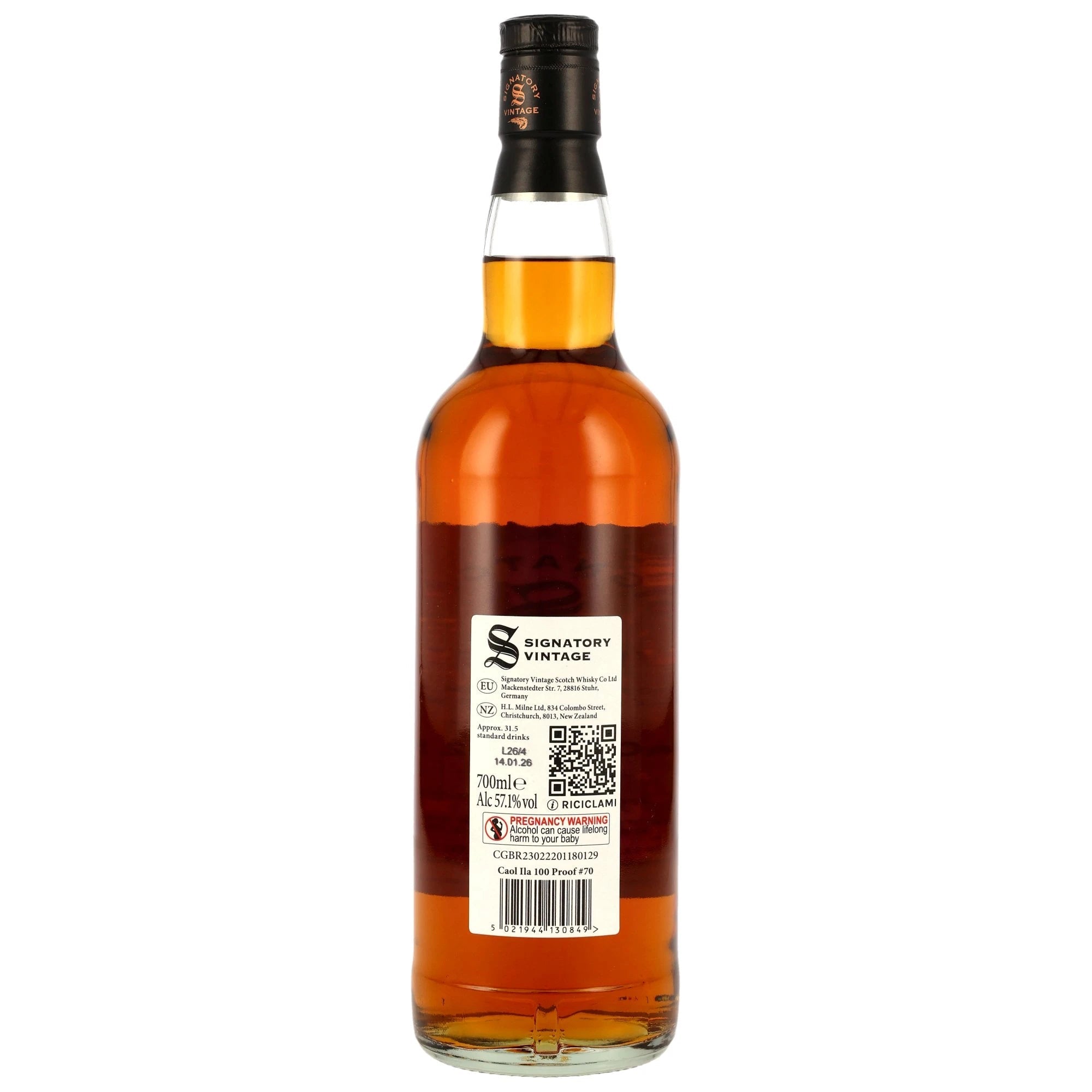 Caol Ila 2012/2026 1st Fill & Refill Oloroso Sherry Signatory 100 PROOF Edition 70 57,1% vol. 700ml 2 - Maltimore.de - Premium Whisky Onlineshop