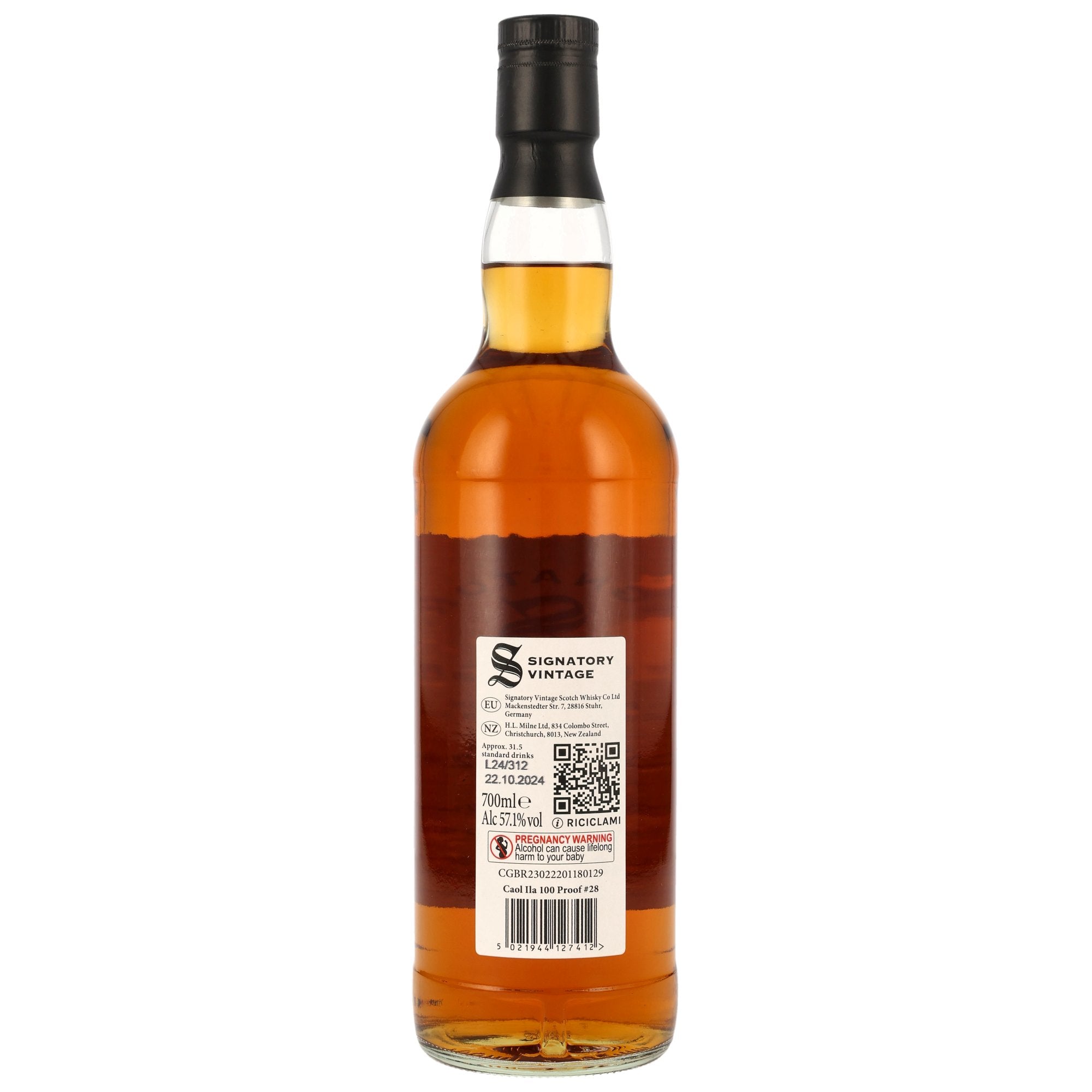 Caol Ila 2014/2024 - 10 y.o. - Signatory 100 PROOF Edition #28 57% vol. 700ml 2 - Maltimore - Premium Whisky Onlineshop