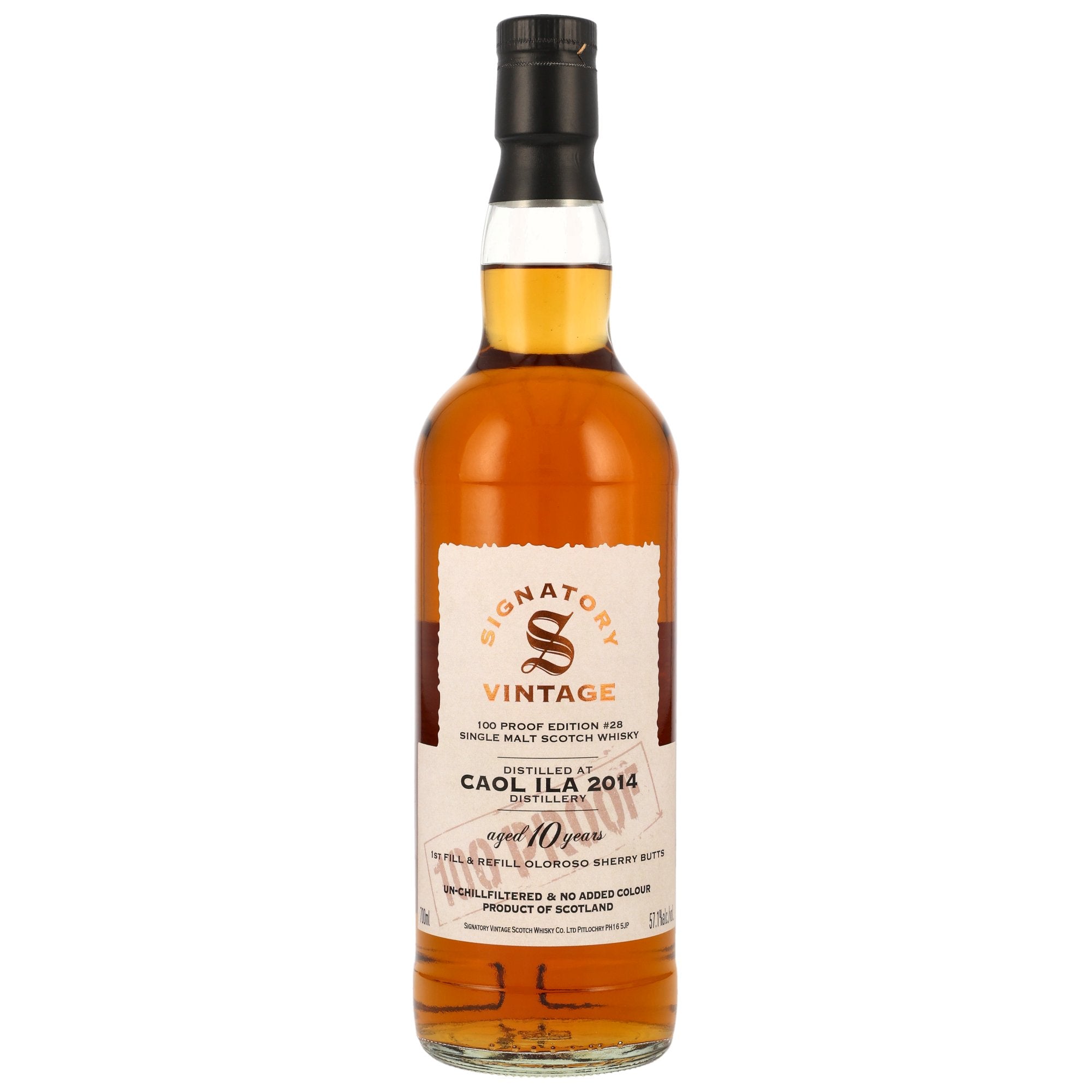 Caol Ila 2014/2024 - 10 y.o. - Signatory 100 PROOF Edition #28 57% vol. 700ml 1 - Maltimore - Premium Whisky Onlineshop