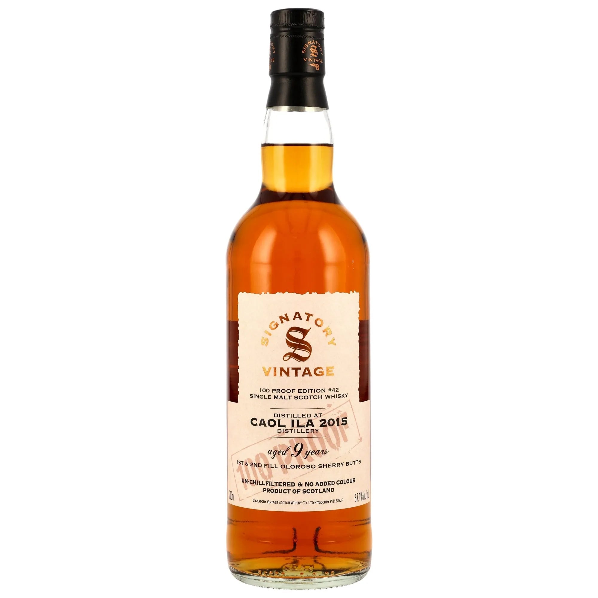 Caol Ila 2015/2025 – 100 Proof Edition 42 57,1% vol 700ml 1 - Maltimore - Premium Whisky Onlineshop