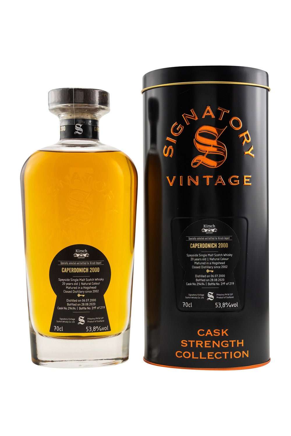 Caperdonich 2000/2020 SV Cask Strength #29494 Kirsch 53,8% vol. 700ml 1 - Maltimore - Premium Whisky Onlineshop