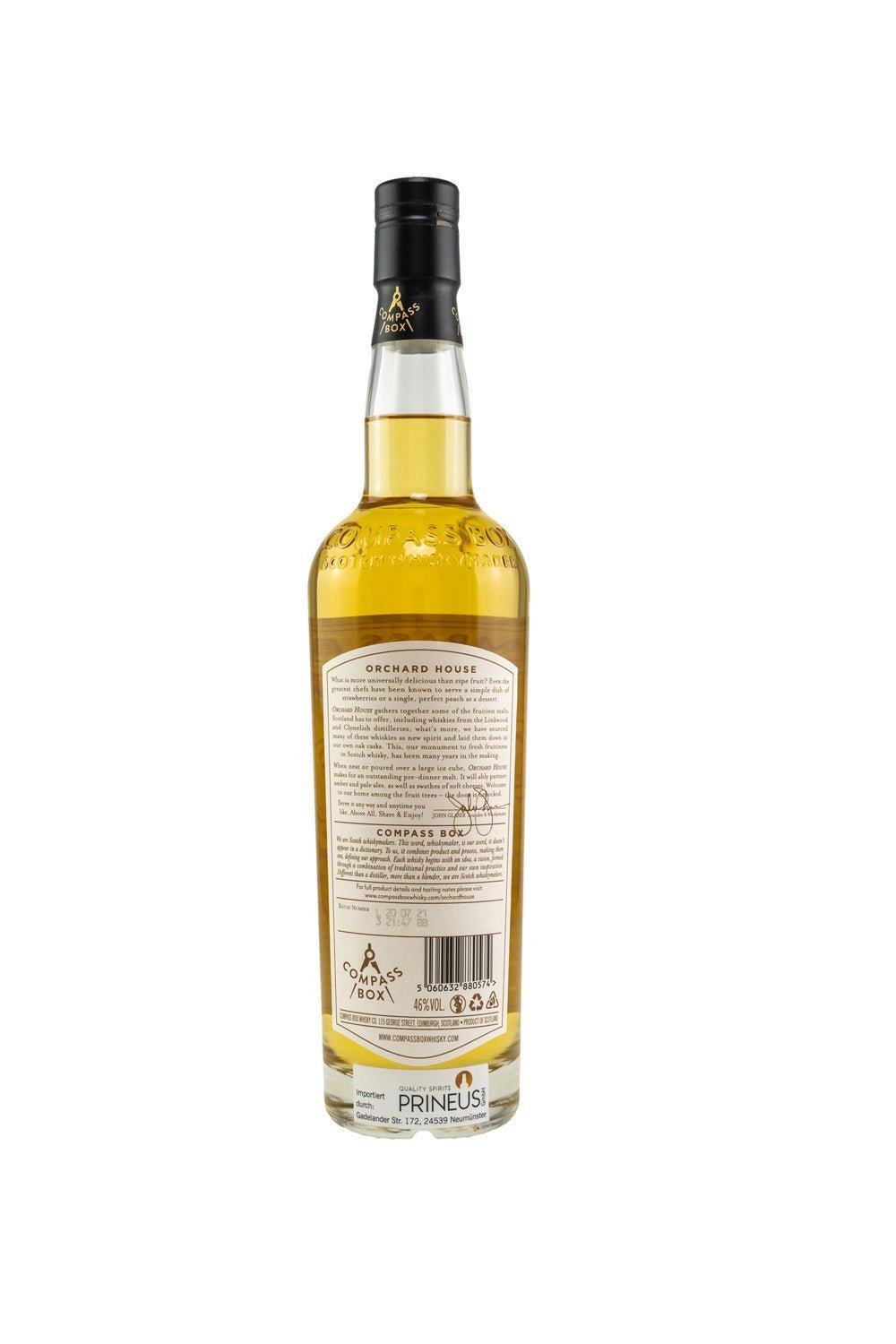 Compass Box Orchard House Blended Malt 46% vol. 700ml - Maltimore - Premium Whisky Onlineshop