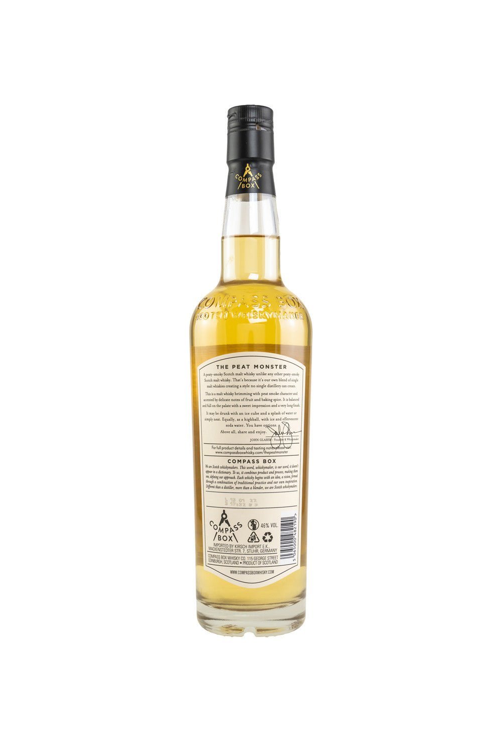 Compass Box Peat Monster Blended Malt 46% vol. 700ml - Maltimore - Premium Whisky Onlineshop