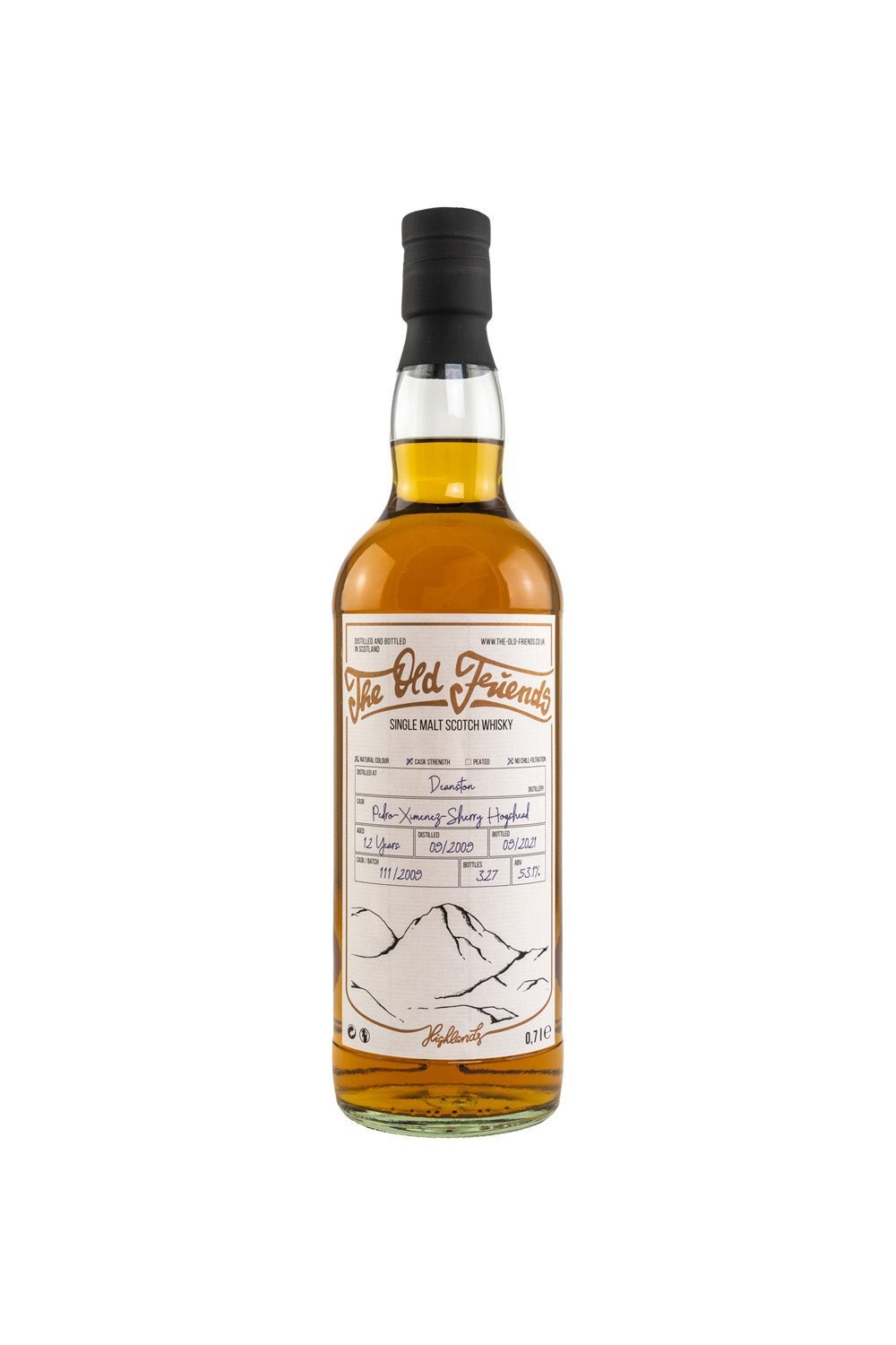 Deanston 2009/2021 The Old Friends (TOF) PX Sherry Hogshead 111/2009 53,1% vol. 700ml - Maltimore - Premium Whisky Onlineshop