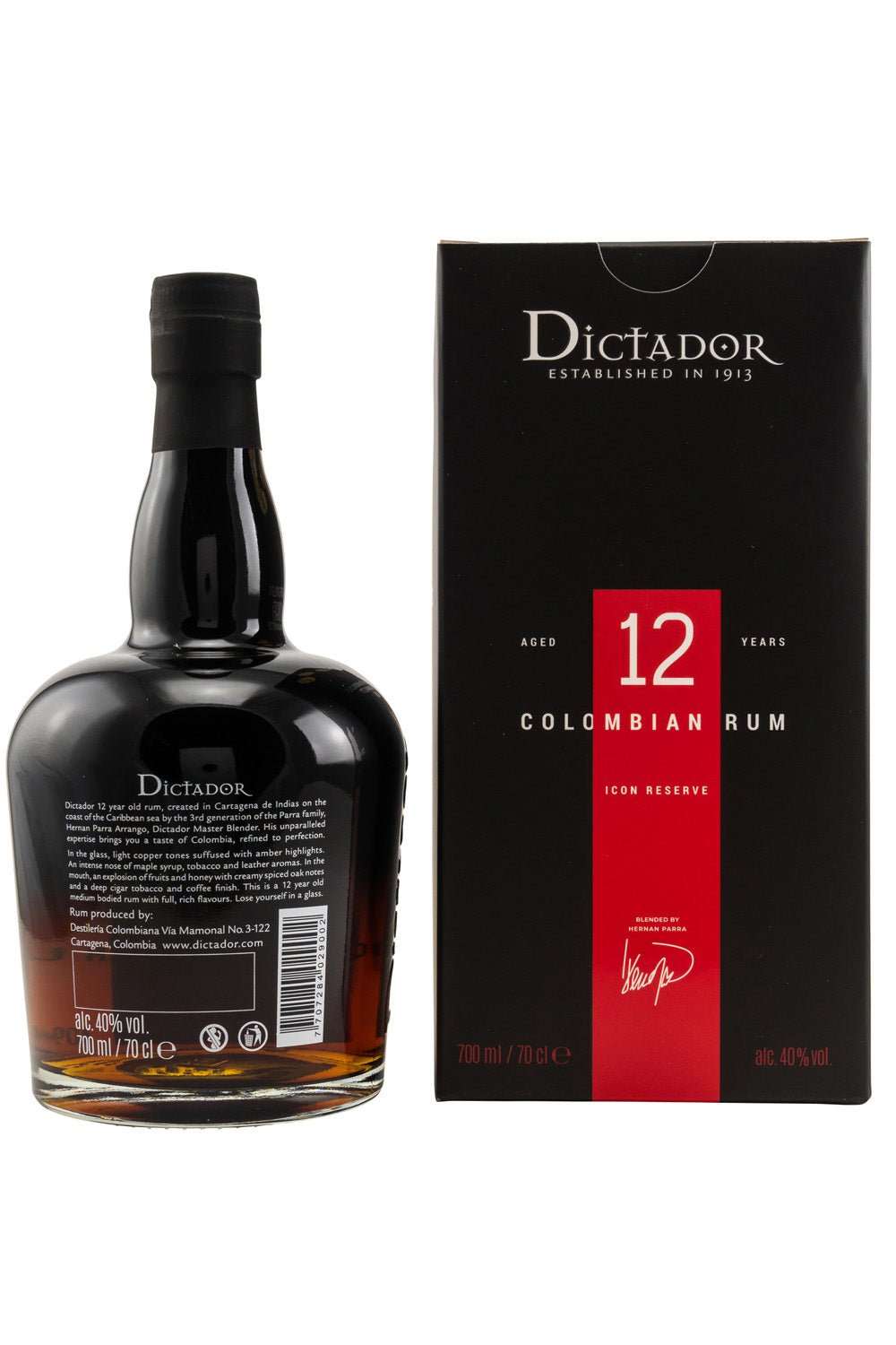 Dictador 12 Jahre Icon Reserve 40% vol. 700ml - Maltimore - Premium Whisky Onlineshop