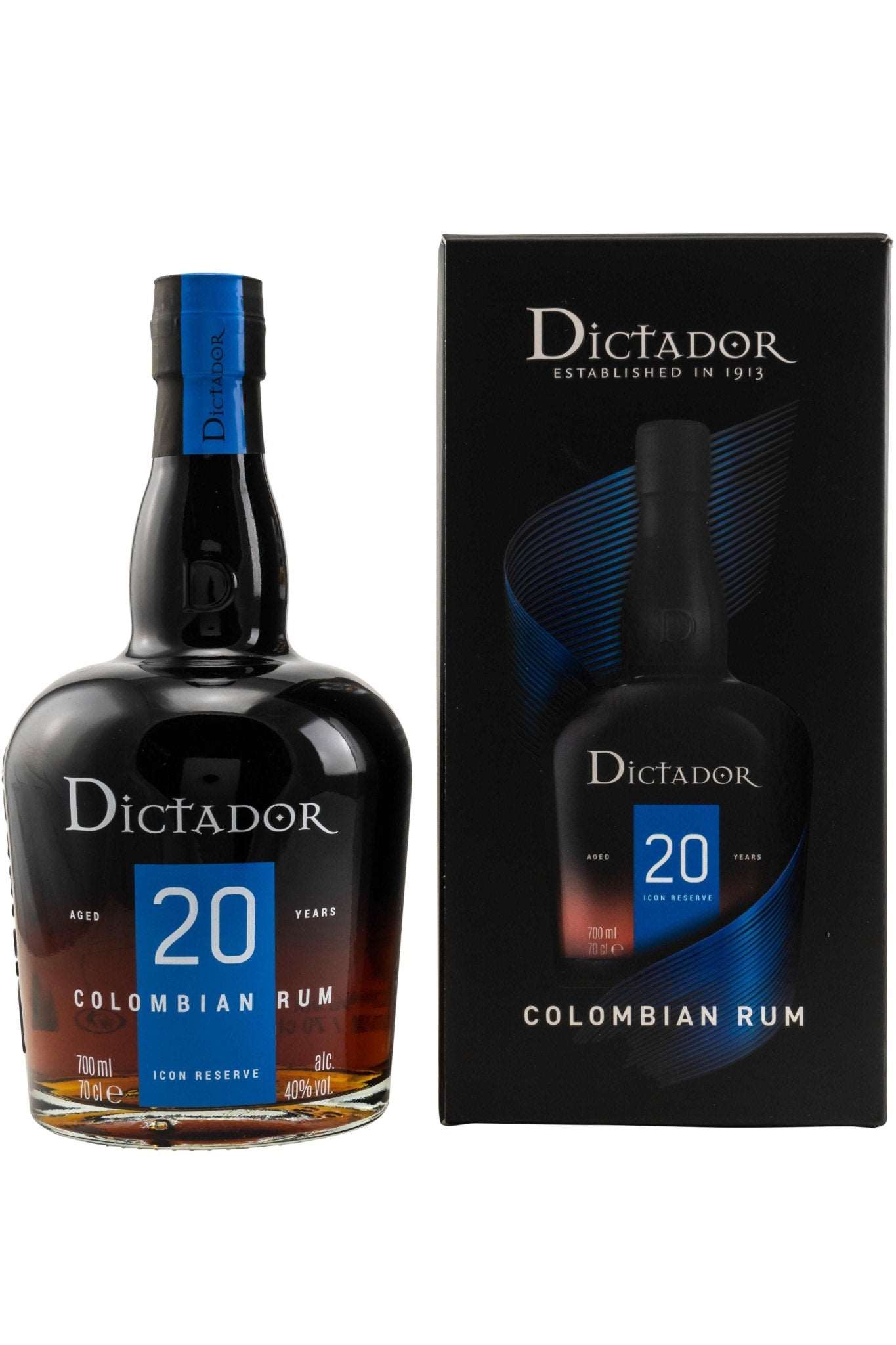 Dictador 20 Jahre Icon Reserve 40% vol. 700ml 1 - Maltimore - Premium Whisky Onlineshop