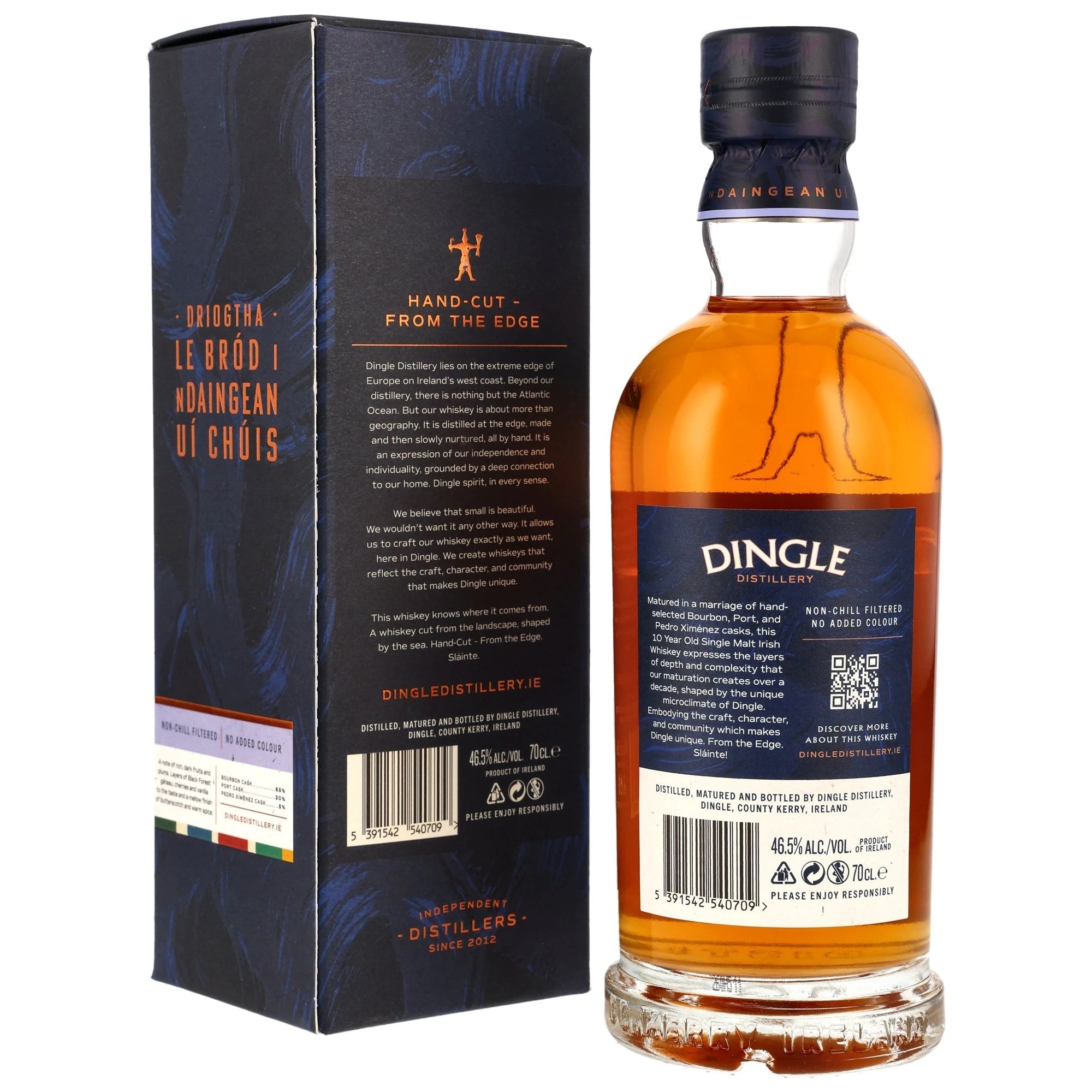 Dingle 10 y.o. Single Malt Irish Whiskey - Bourbon, Port & PX Sherry Cask 46,5% vol. 700ml 3 - Maltimore.de - Premium Whisky Onlineshop