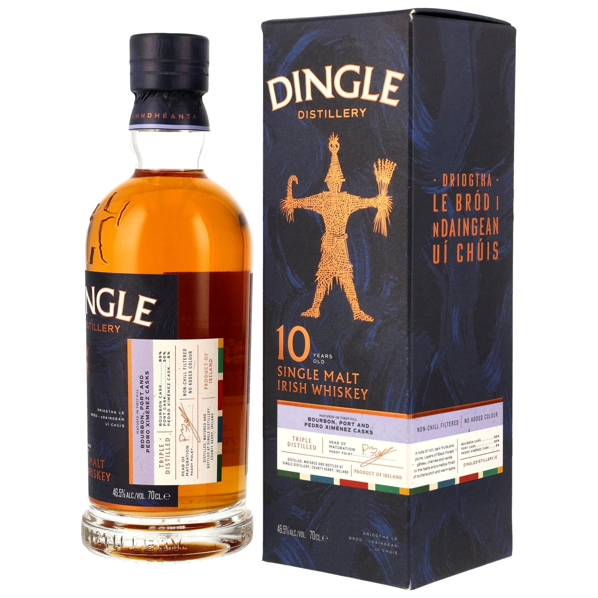 Dingle 10 y.o. Single Malt Irish Whiskey - Bourbon, Port & PX Sherry Cask 46,5% vol. 700ml 2 - Maltimore.de - Premium Whisky Onlineshop