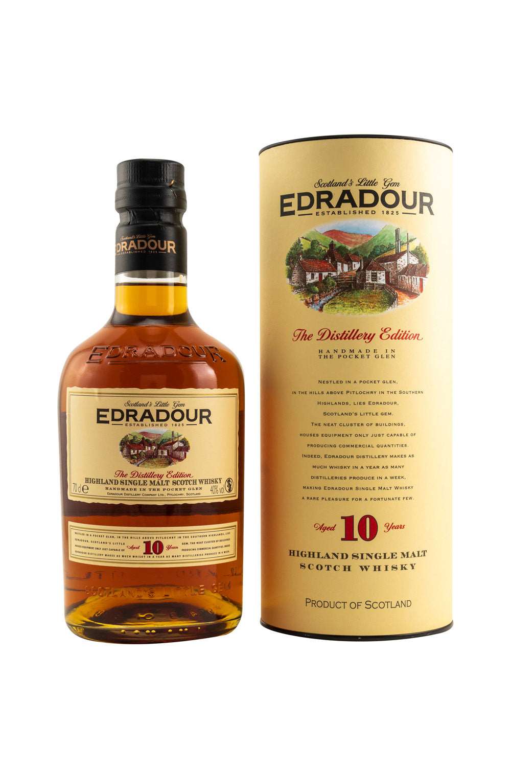 Edradour 10 Jahre The Distillery Edition Highland Single Malt 40% vol. 700ml 1 - Maltimore - Premium Whisky Onlineshop