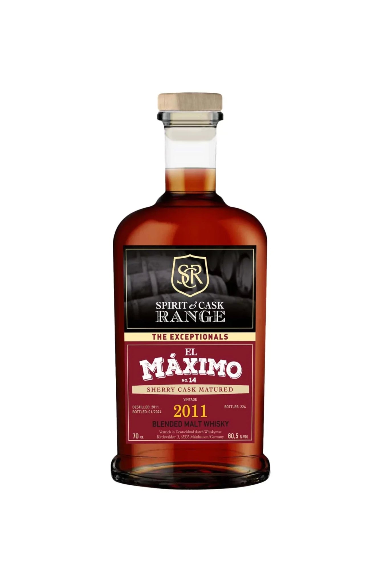 El Máximo No. 14 Wx Spirit & Cask Range The Exceptionals Sherry Cask Matured 60,5% vol. 700ml - Maltimore - Premium Whisky Onlineshop