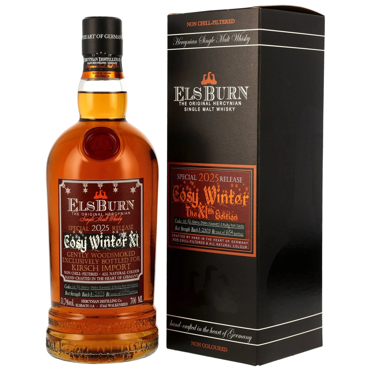Elsburn Cosy Winter XI (2025) Hercynian Single Malt Whisky 51,7% vol. 700ml