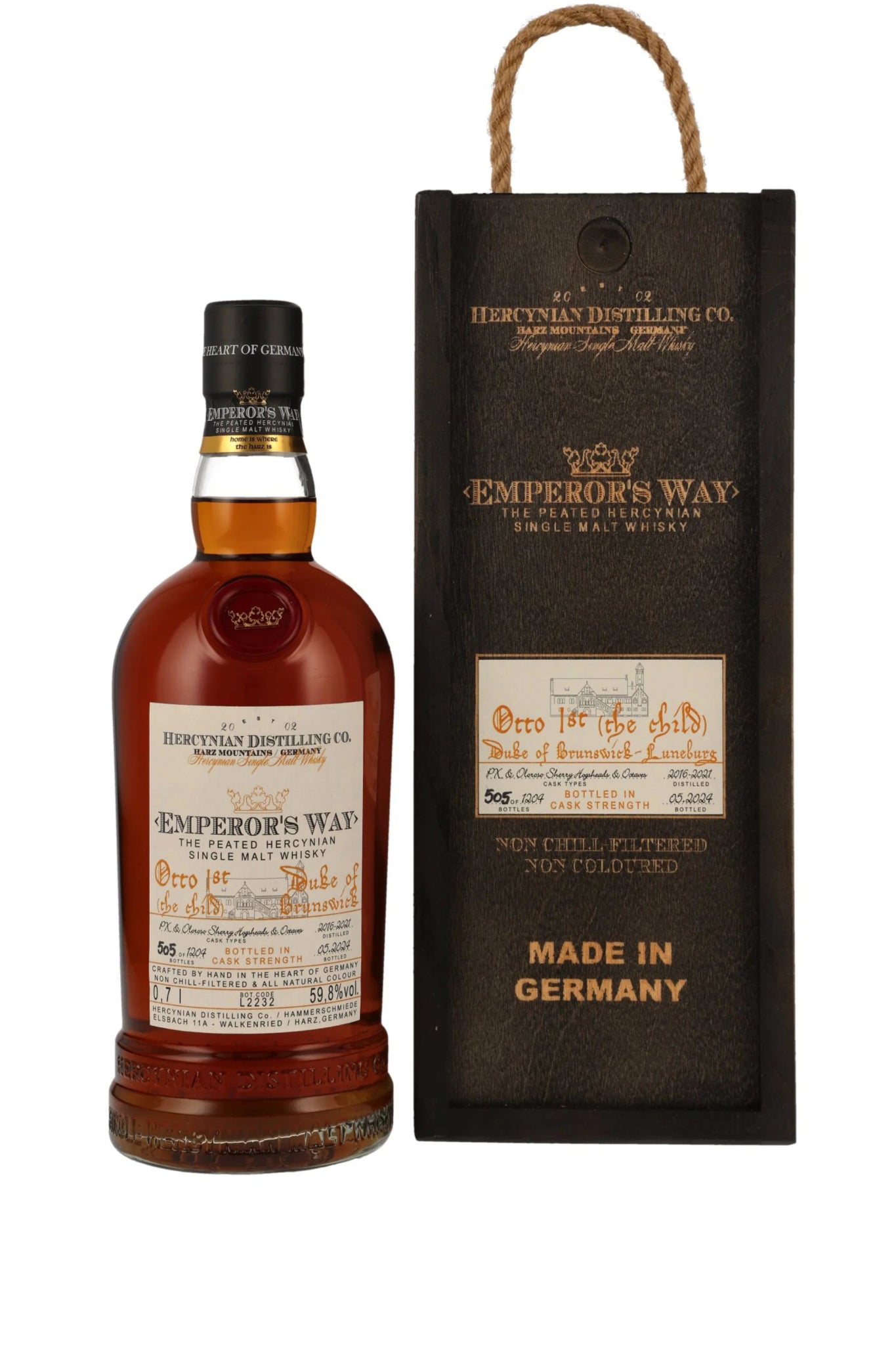 Emperor's Way Otto I. First Duke of Brunswick - PX & Oloroso Cask L2232 59,8% vol. 700ml - Maltimore - Premium Whisky Onlineshop