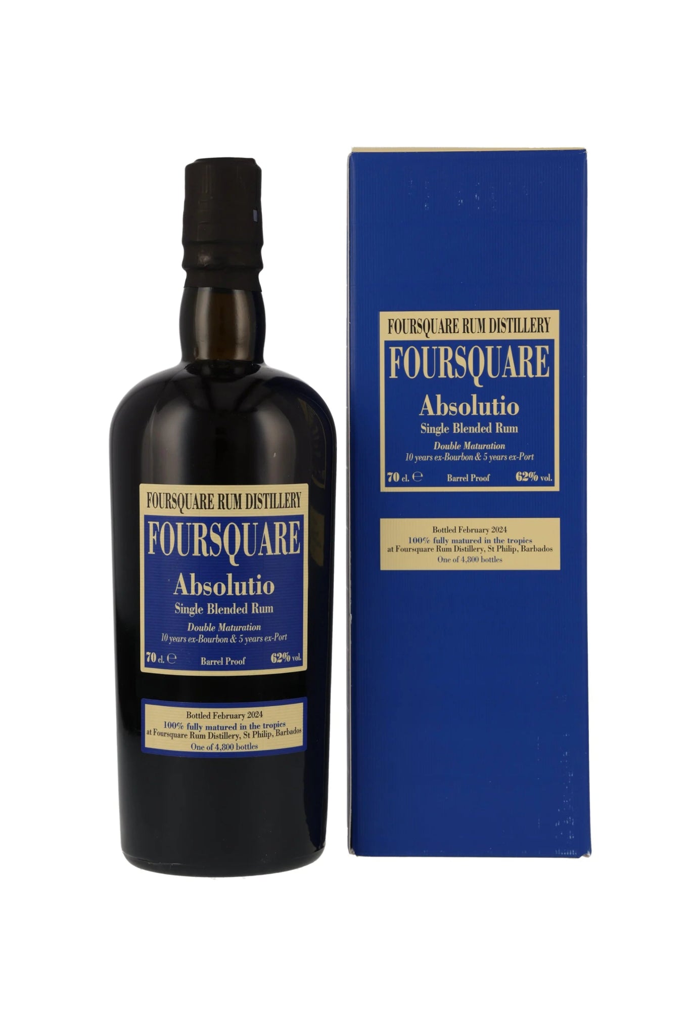 Foursquare Absolutio 15 Jahre Single Blended Rum Velier 62% vol. 700ml - Maltimore - Premium Whisky Onlineshop