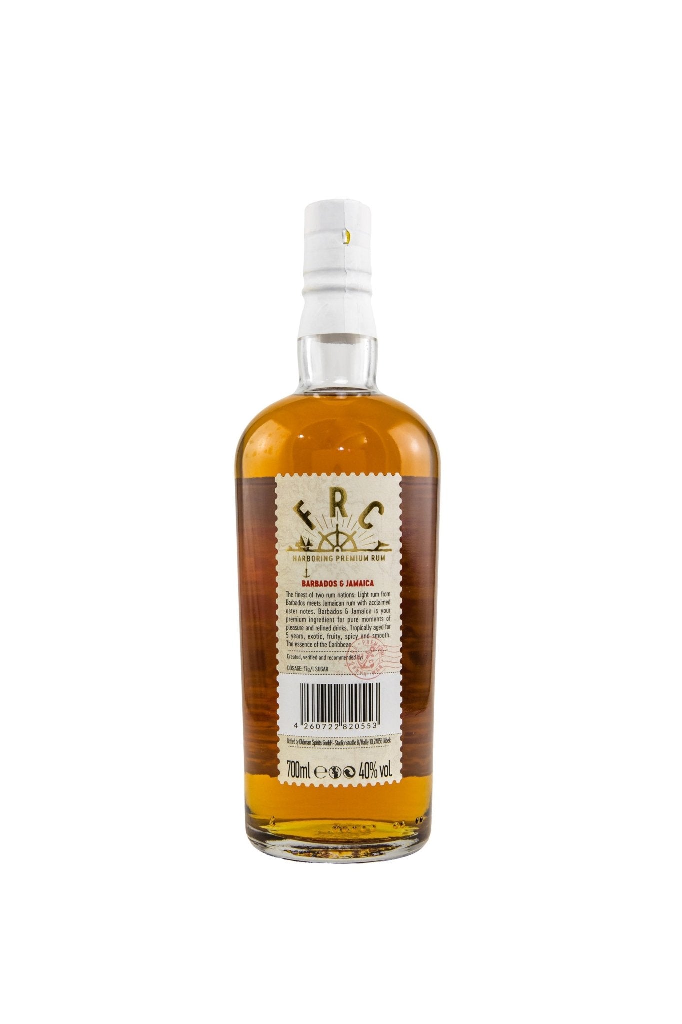 FRC Caribbean Rum from Barbados & Jamaica Rum 40% vol. 700ml - Maltimore - Premium Whisky Onlineshop