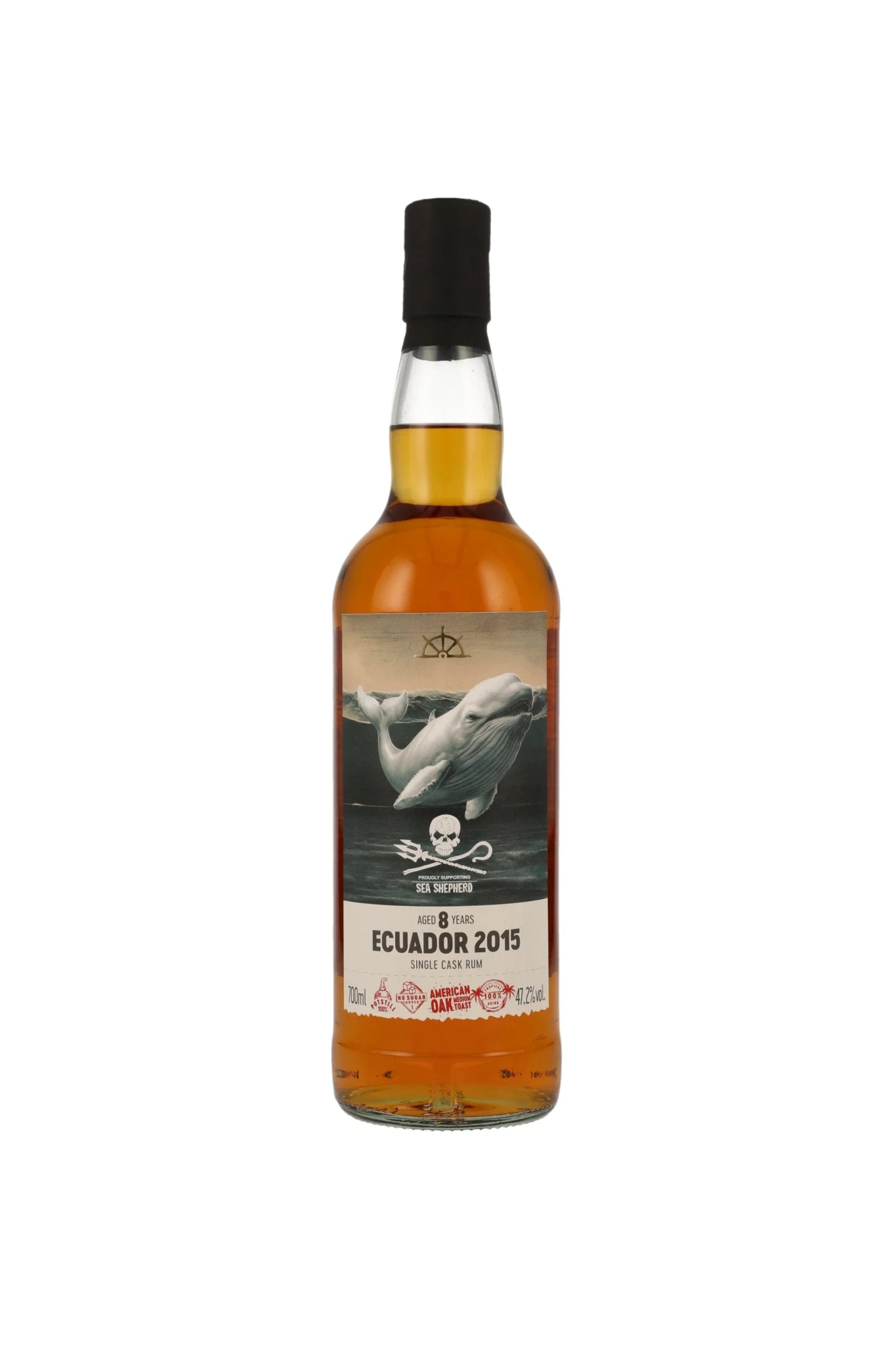 FRC Ecuador 2015/2023 Sea Shepherd Single Cask Rum 47,2% vol. 700ml - Maltimore - Premium Whisky Onlineshop