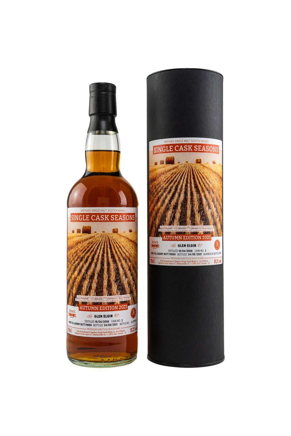 Glen Elgin 2008/2021 SV Single Cask Seasons Autumn 2021 First Fill Sherry Butt 51,2% 700ml 1 - Maltimore - Premium Whisky Onlineshop