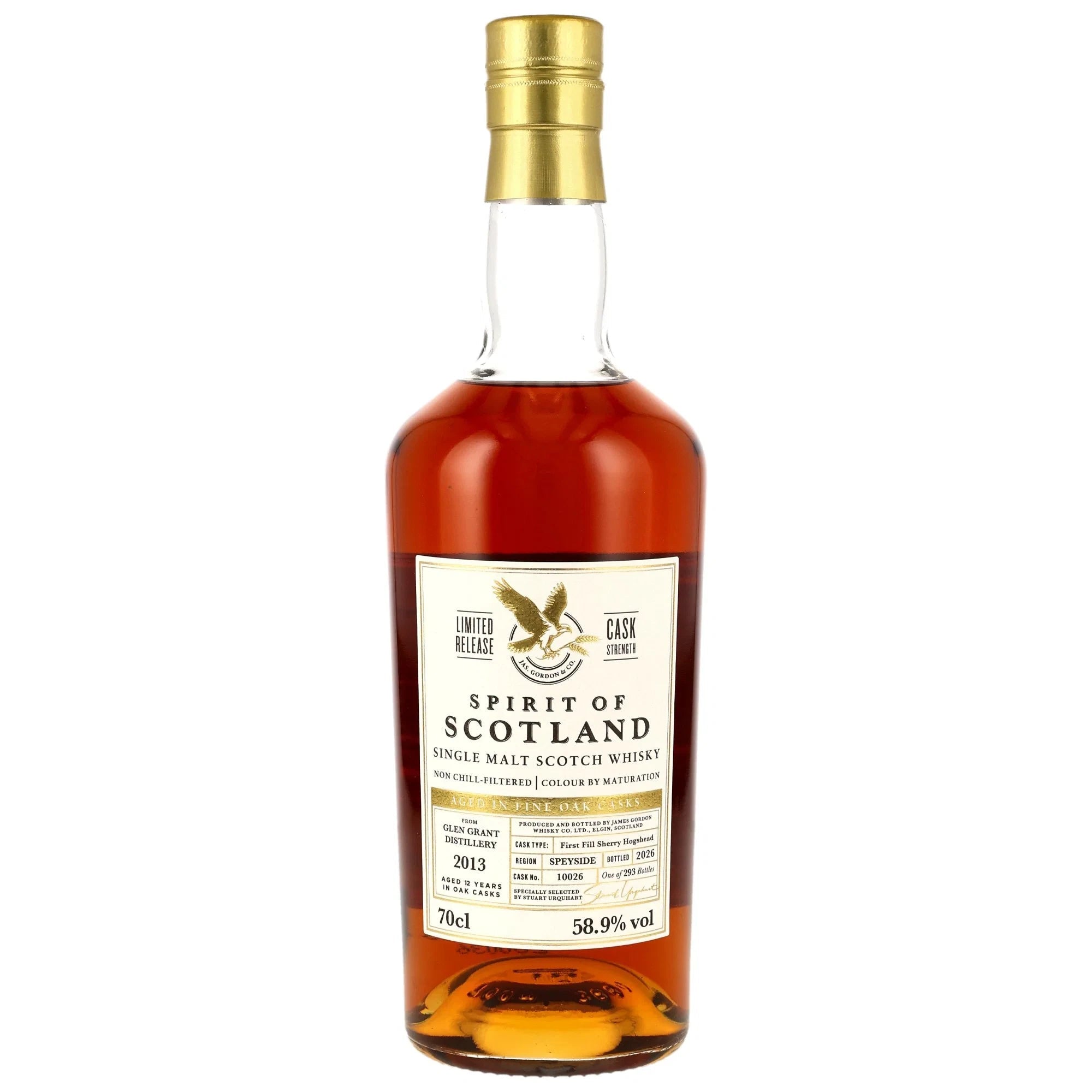 Glen Grant 2013/2026 1st Fill Sherry Hogshead 10026 G&M 58,9% vol. 700ml 1 - Maltimore.de - Premium Whisky Onlineshop