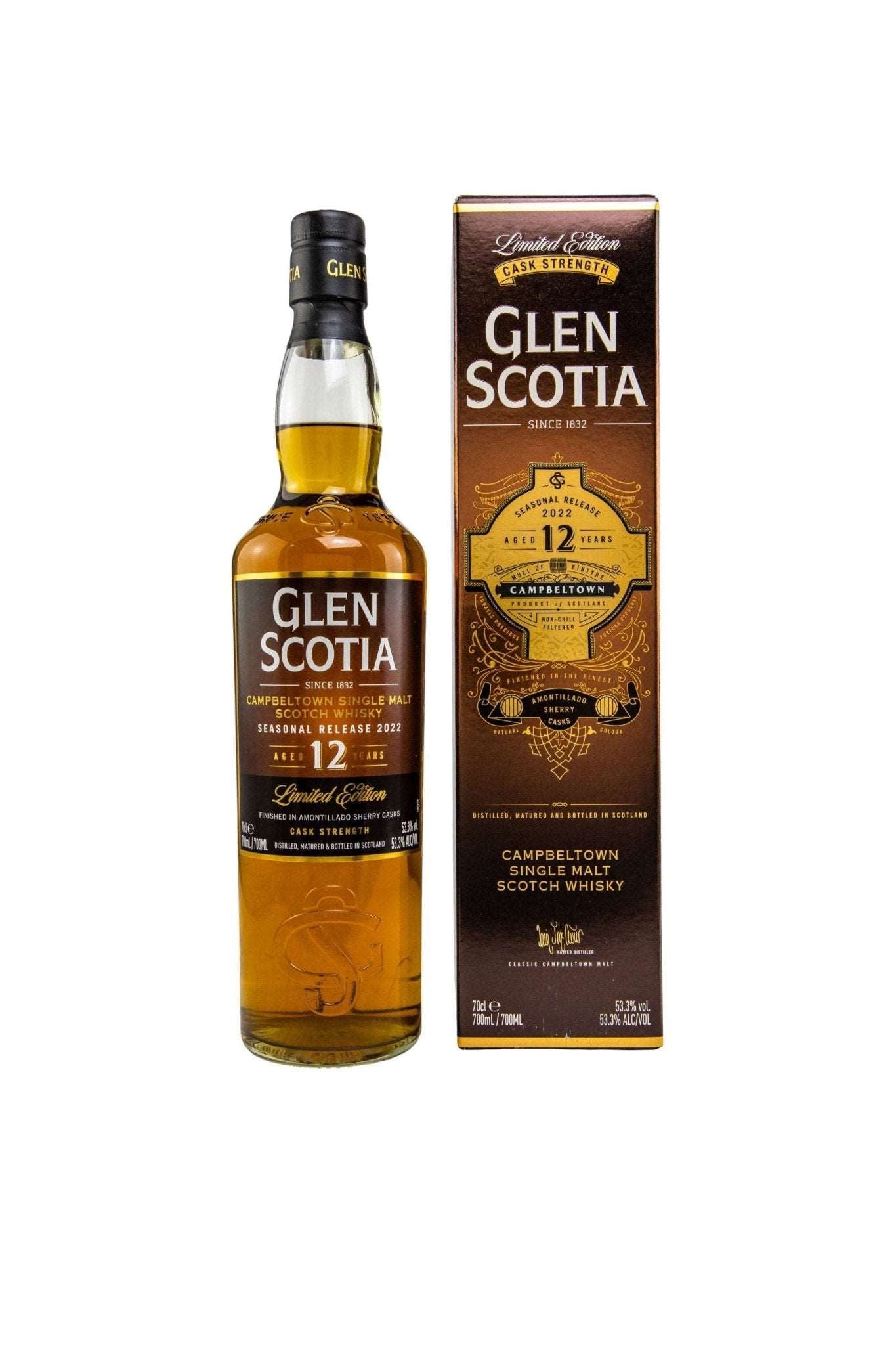 Glen Scotia 12 Jahre Seasonal Release 2022 Limited Single Malt 53,3% vol. 700ml 1 - Maltimore - Premium Whisky Onlineshop