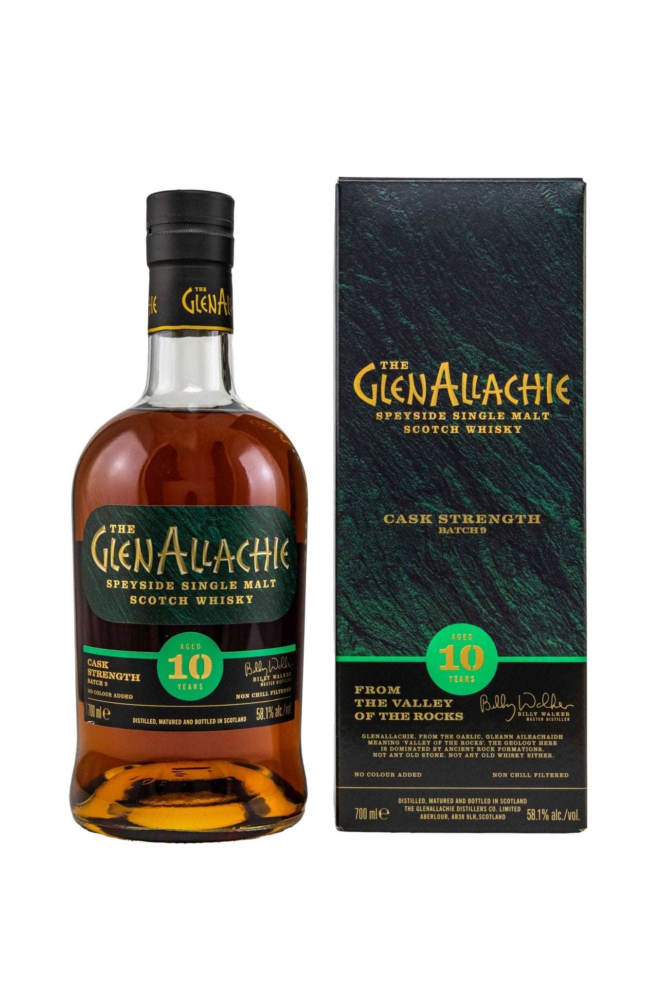 GlenAllachie 10 Jahre Cask Strength Batch 9 58,1% vol. 700ml - Maltimore - Premium Whisky Onlineshop