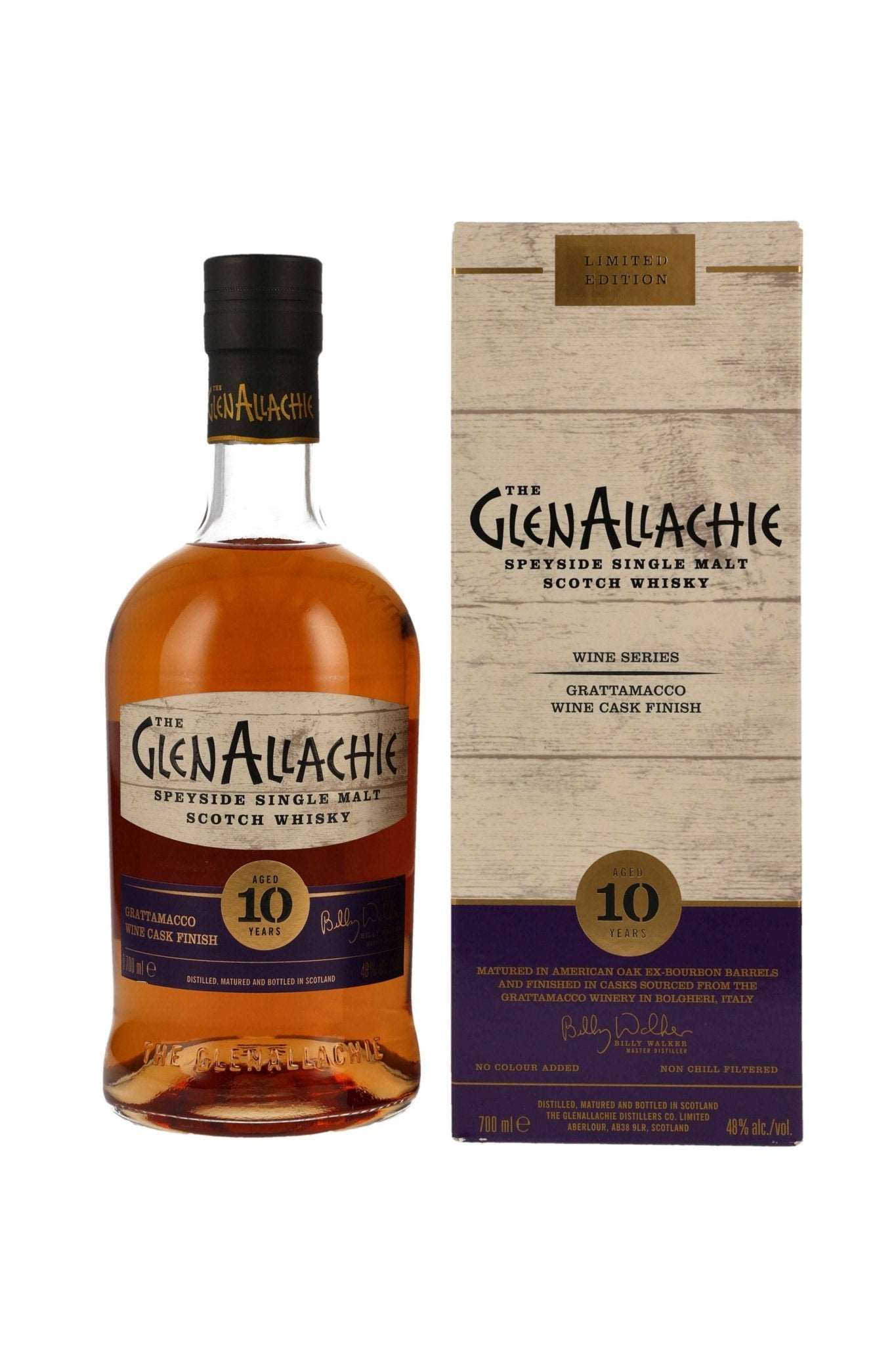 GlenAllachie 10 Jahre Grattamacco Wine Cask Finish 48% vol. 700ml - Maltimore - Premium Whisky Onlineshop