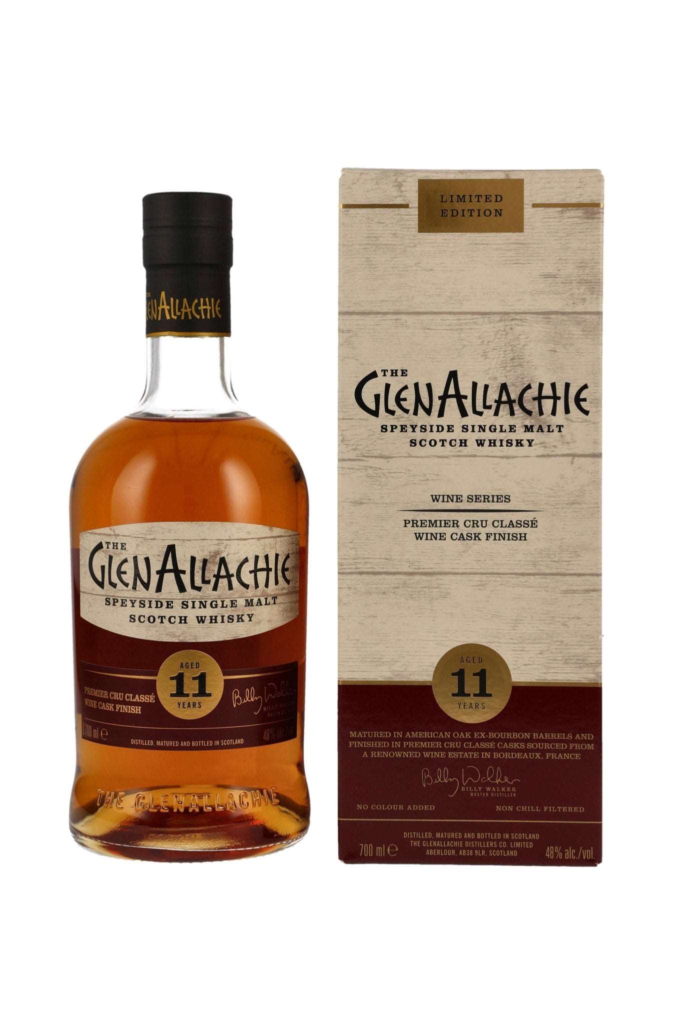 GlenAllachie 11 Jahre Premier Cru Classé Wine Cask Finish 48% vol. 700ml - Maltimore - Premium Whisky Onlineshop