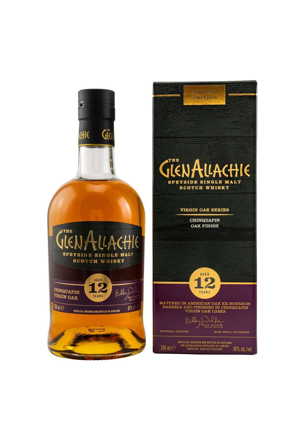 GlenAllachie 12 Jahre Chinquapin Oak Finish 48% vol. 700ml 1 - Maltimore - Premium Whisky Onlineshop