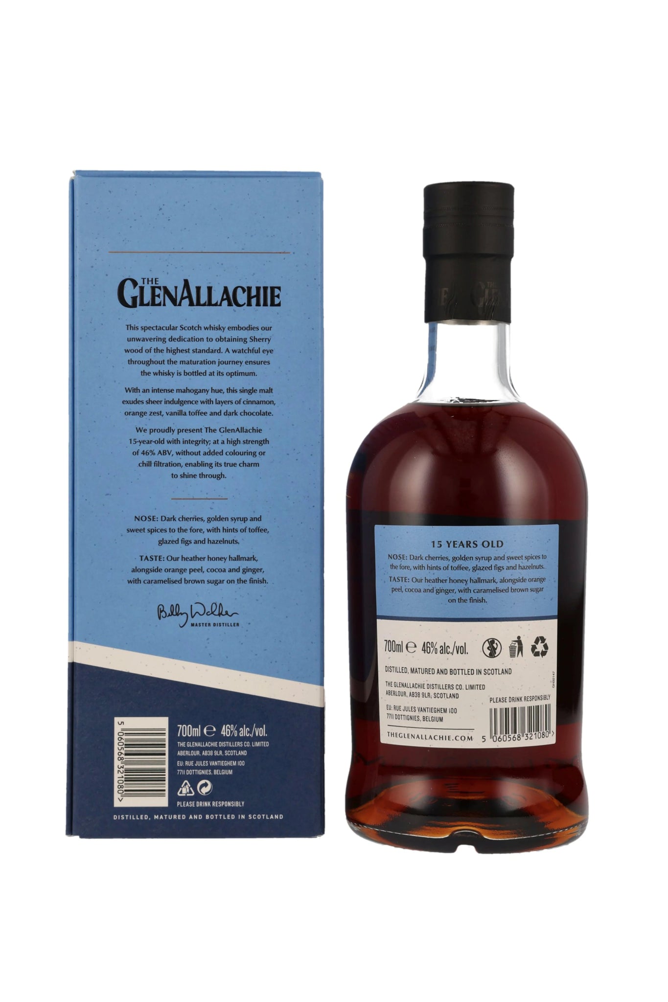 GlenAllachie 15 Jahre Single Malt Whisky 46% vol. 700ml - Maltimore - Premium Whisky Onlineshop