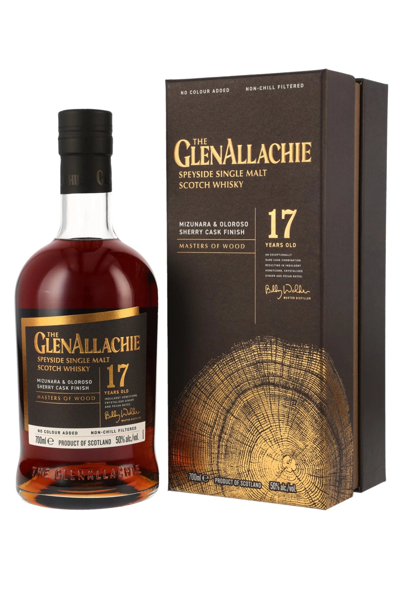 GlenAllachie 17 Mizunara & Oloroso Cask Finish Masters of Wood 50% vol. 700ml - Maltimore - Premium Whisky Onlineshop