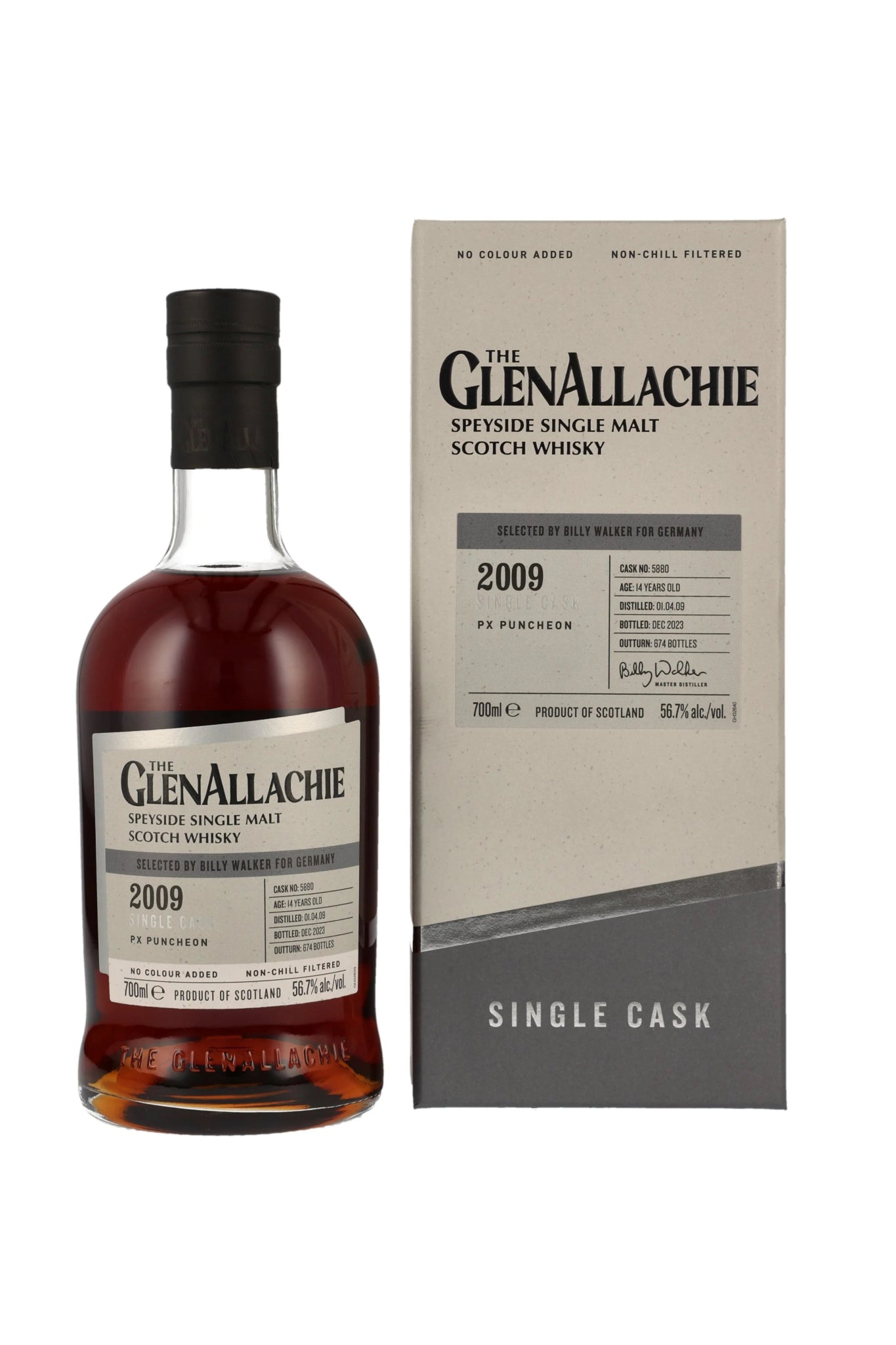 GlenAllachie 2009/2023 14 Jahre PX Puncheon #5880 56,7% vol. 700ml - Maltimore - Premium Whisky Onlineshop