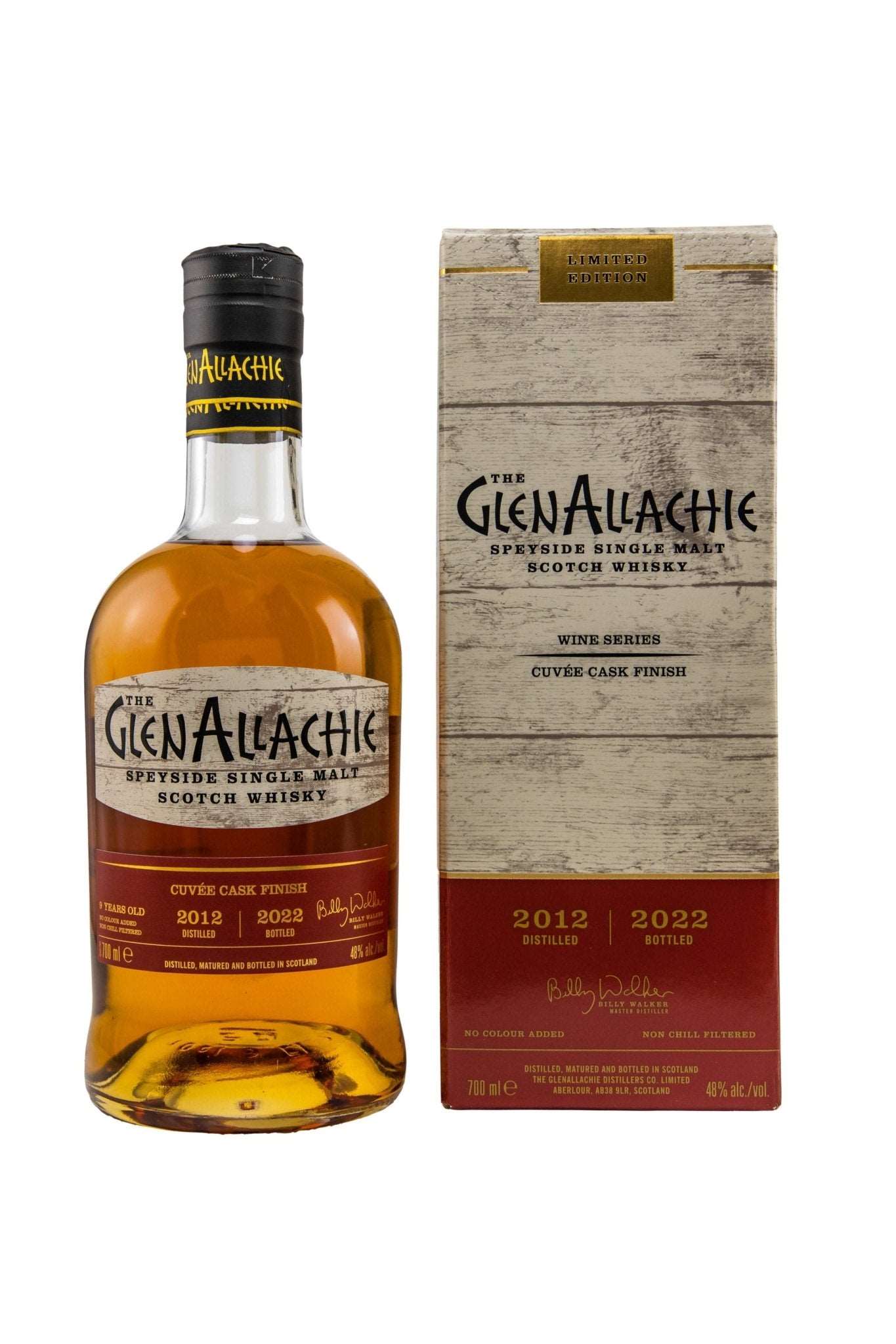 GlenAllachie 2012/2022 9 Jahre Wine Cask Cuvee 48% vol. 700ml 1 - Maltimore - Premium Whisky Onlineshop