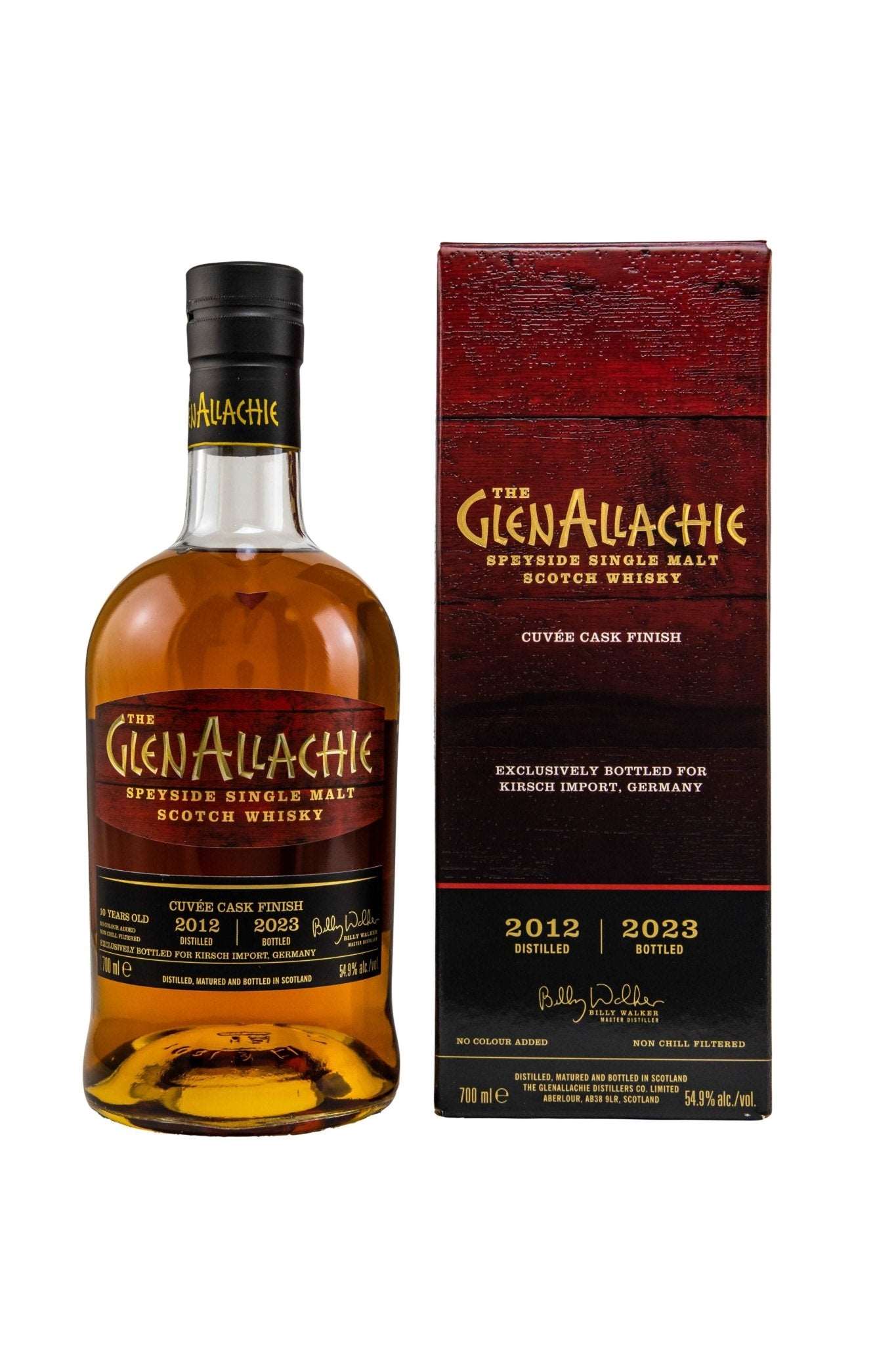 GlenAllachie 2012/2023 10 Jahre PX, Moscatel & Ruby Port Cuvee 54,9% vol. 700ml 1 - Maltimore - Premium Whisky Onlineshop