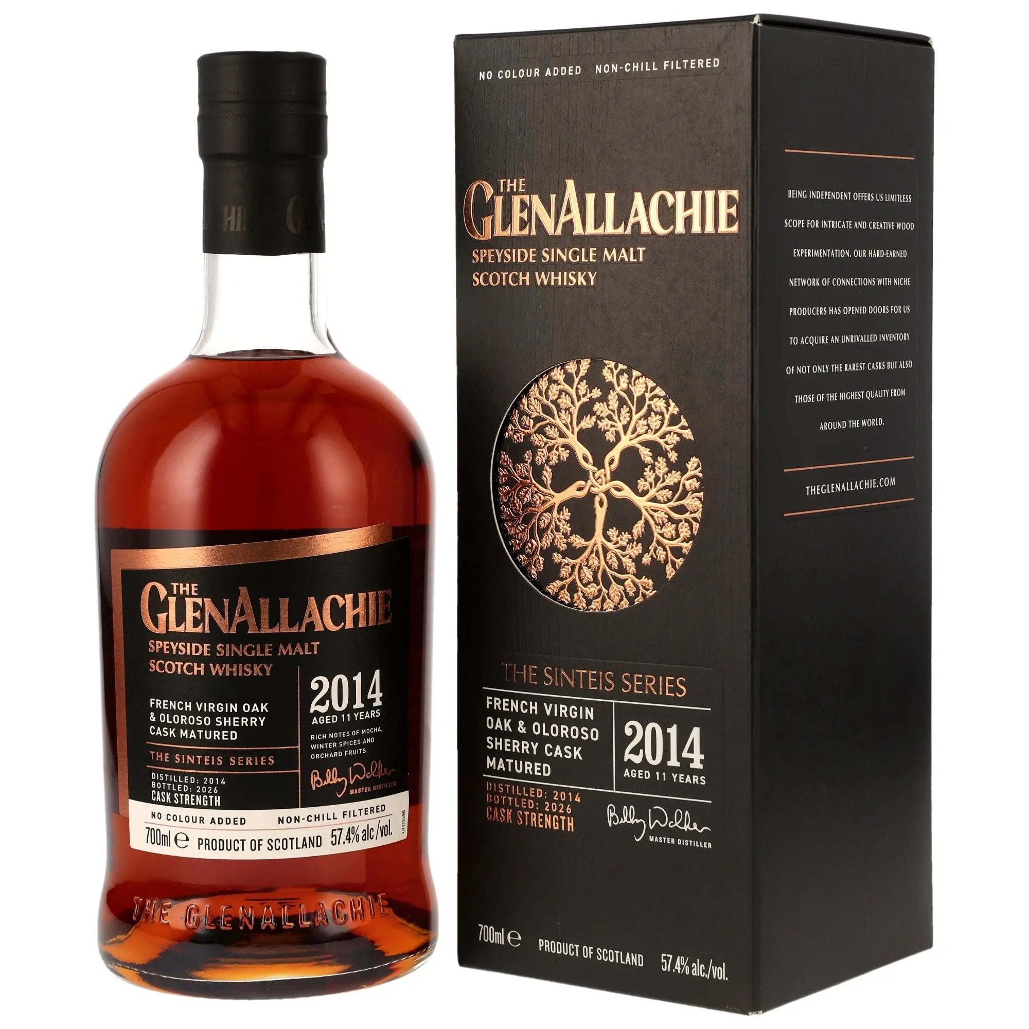GlenAllachie 2014 Sinteis Series Part III - French Virgin Oak & Oloroso Casks 57,4% vol. 700ml 1 - Maltimore.de - Premium Whisky Onlineshop
