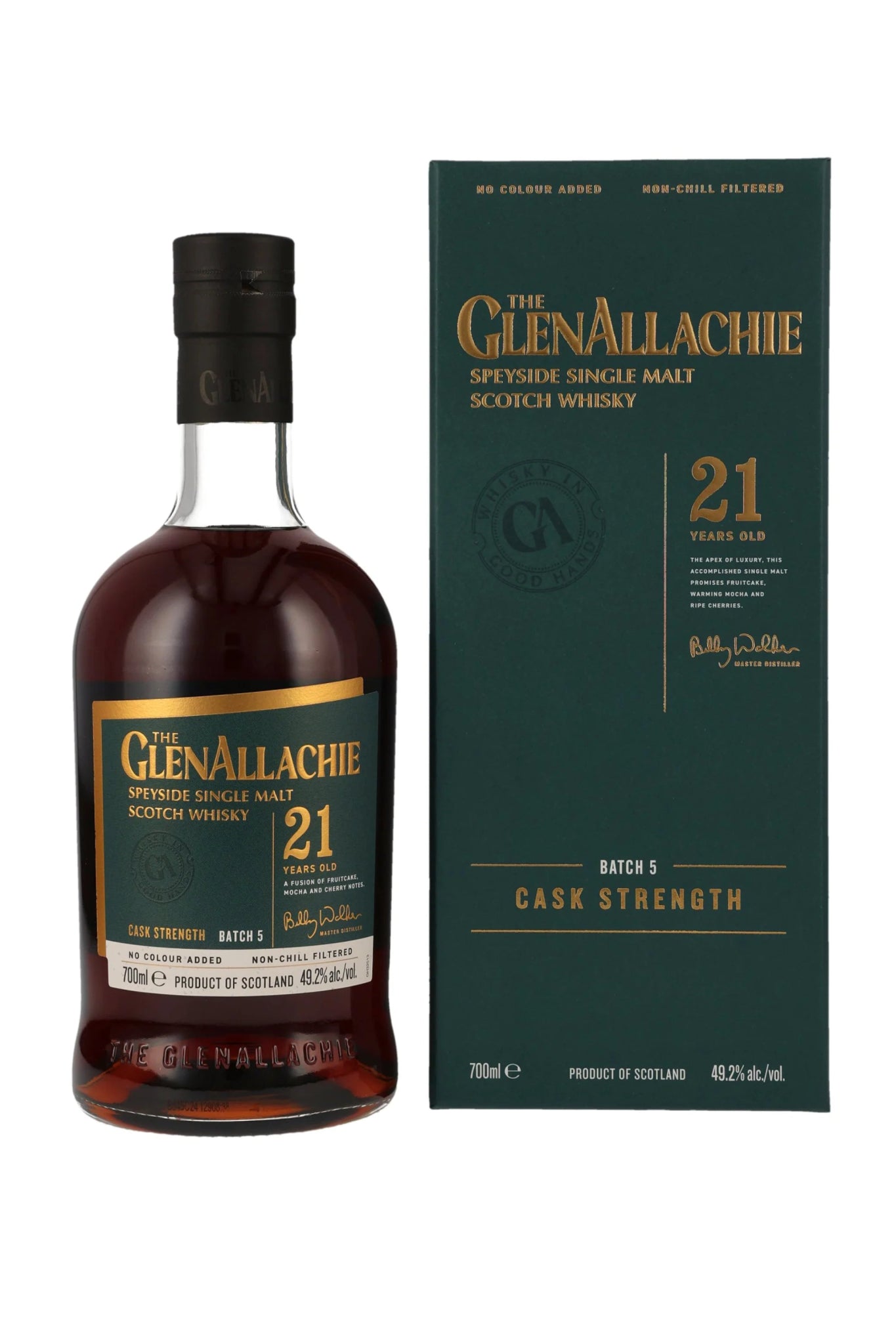 GlenAllachie 21 Jahre Batch 5 Single Malt Whisky 49,2% vol. 700ml - Maltimore - Premium Whisky Onlineshop