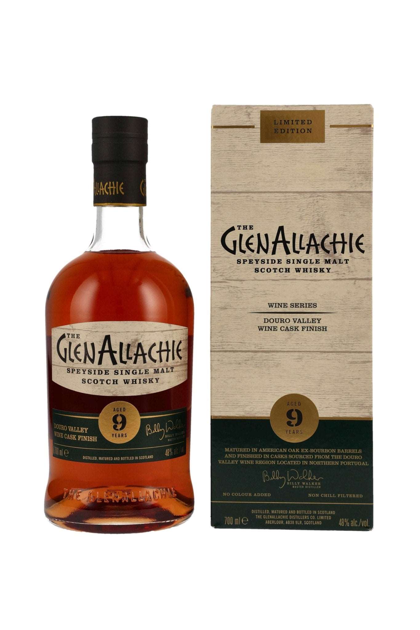 GlenAllachie 9 Jahre Douro Valley Wine Cask Finish 48% vol. 700ml - Maltimore - Premium Whisky Onlineshop