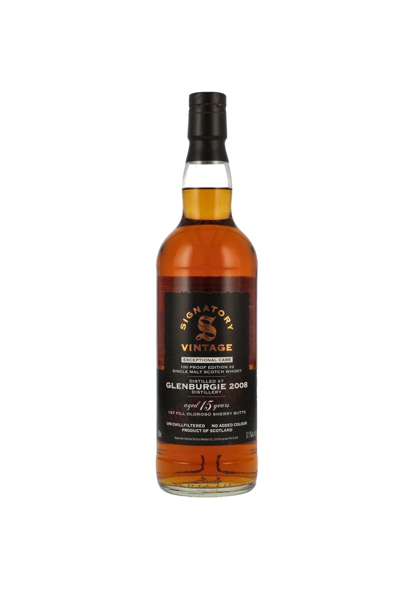Glenburgie 2008 Signatory Vintage 100 Proof Exceptional Cask Edition #2 57,1% 700ml 1 - Maltimore - Premium Whisky Onlineshop