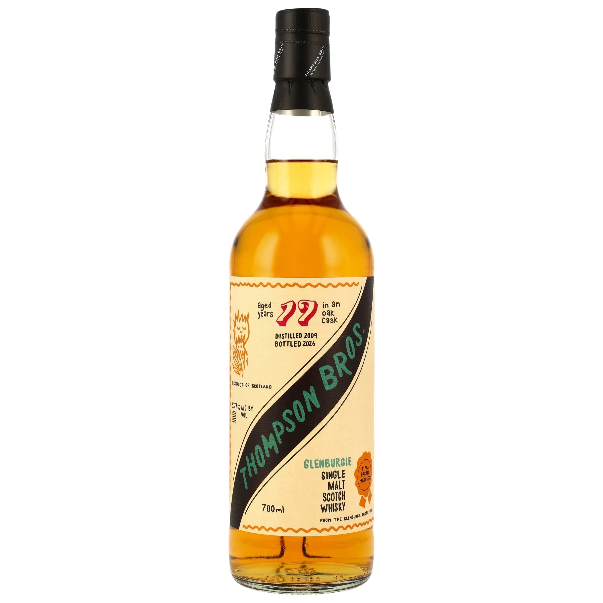 Glenburgie 2009/2026 17 Jahre Thompson Bros. 53,7% vol. 700ml 1 - Maltimore.de - Premium Whisky Onlineshop