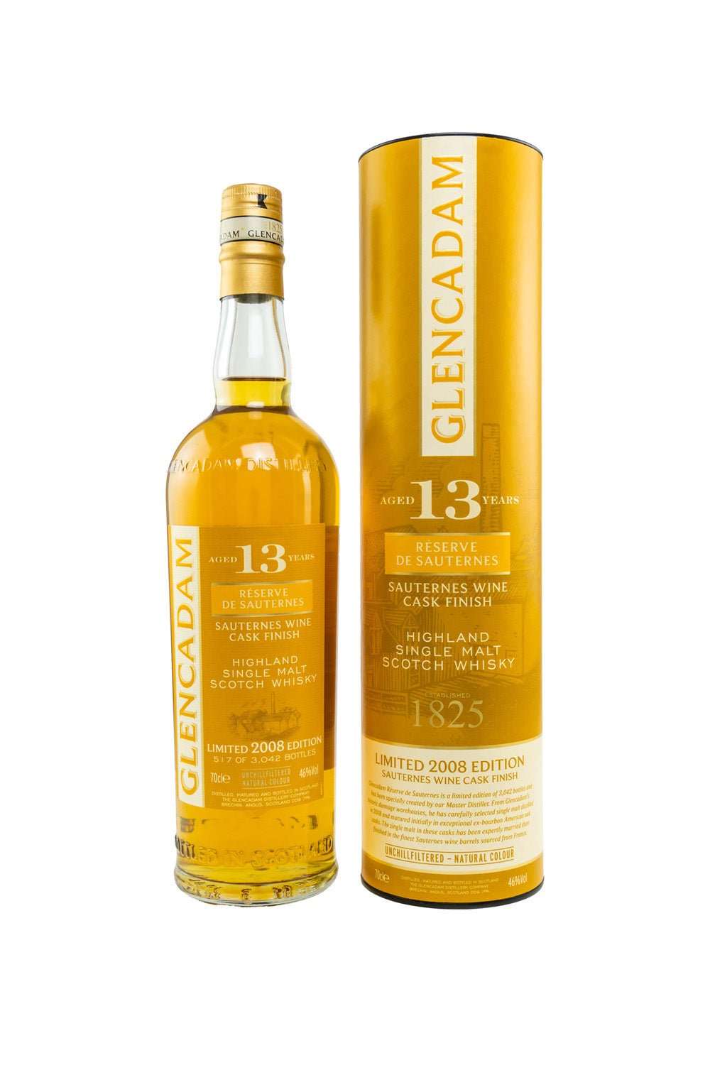 Glencadam 13 Jahre White Sauternes Cask Finish 46% vol. 700ml 1 - Maltimore - Premium Whisky Onlineshop