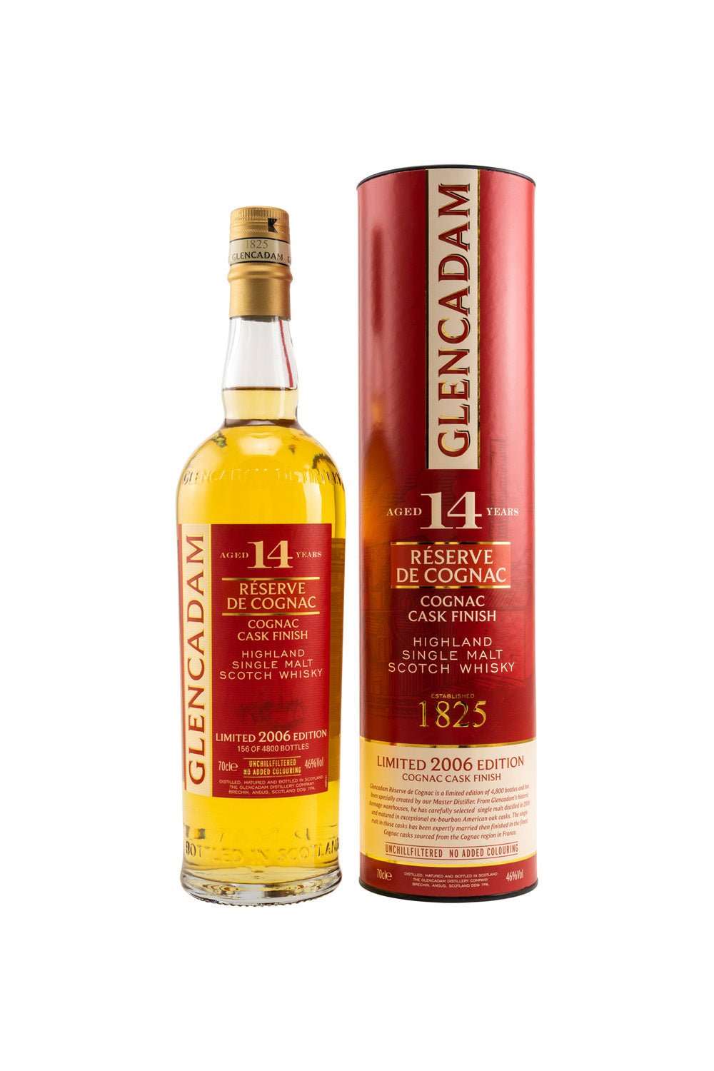 Glencadam 14 Jahre Réserve de Cognac 46% vol. 700ml 1 - Maltimore - Premium Whisky Onlineshop