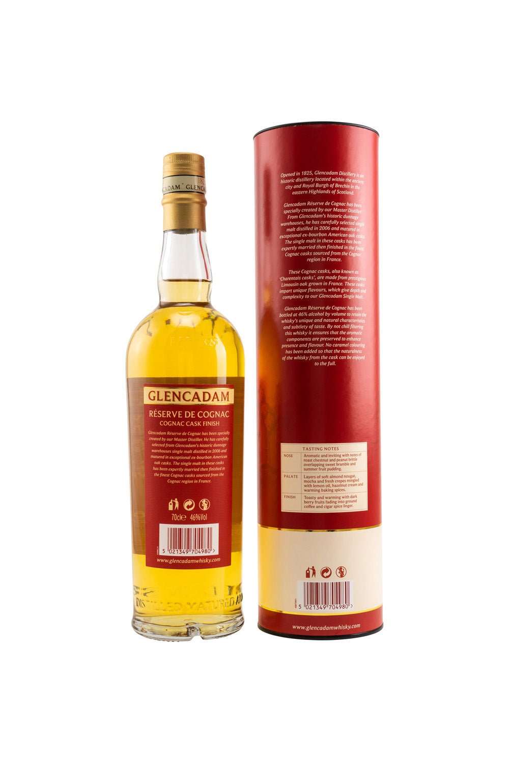 Glencadam 14 Jahre Réserve de Cognac 46% vol. 700ml - Maltimore - Premium Whisky Onlineshop