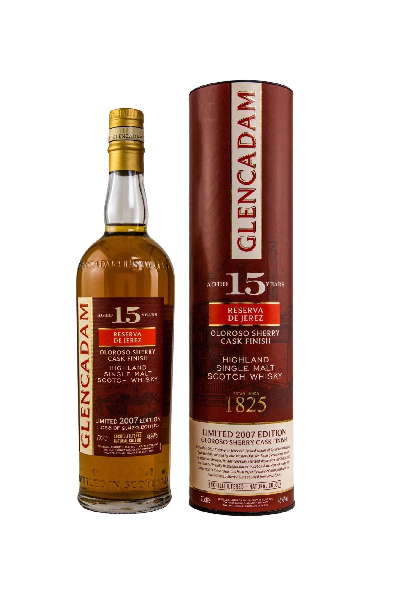 Glencadam 15 Jahre Reserva de Jerez Oloroso Cask 46% vol. 700ml 1 - Maltimore - Premium Whisky Onlineshop