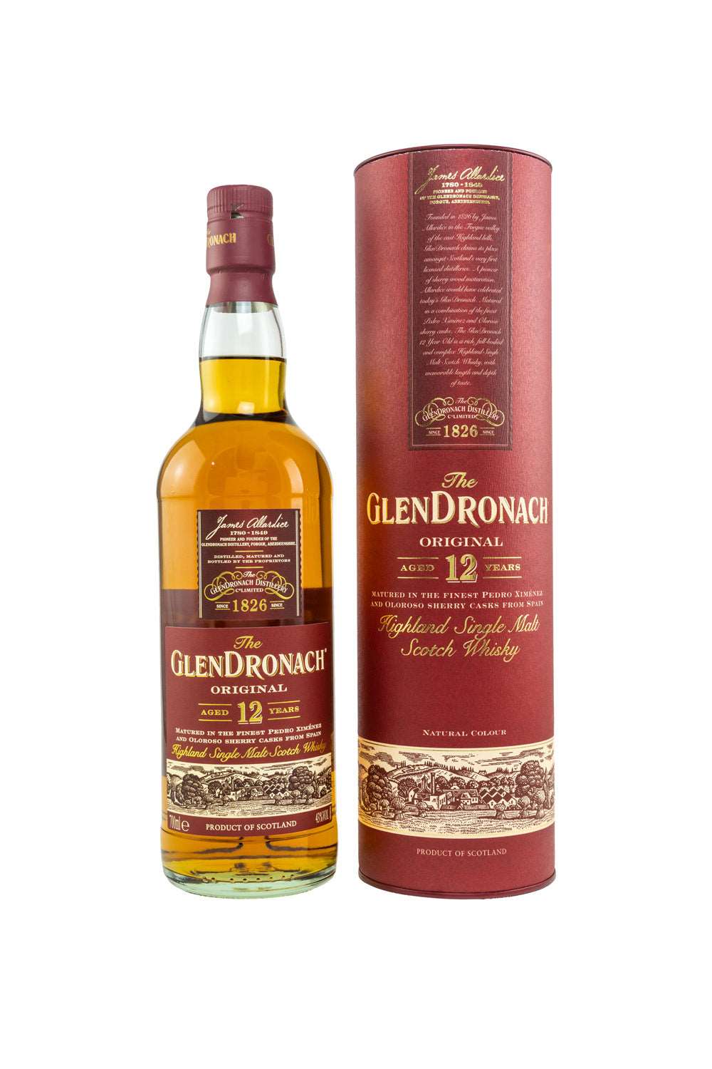 Glendronach 12 Jahre 43% 700ml - Maltimore - Premium Whisky Onlineshop