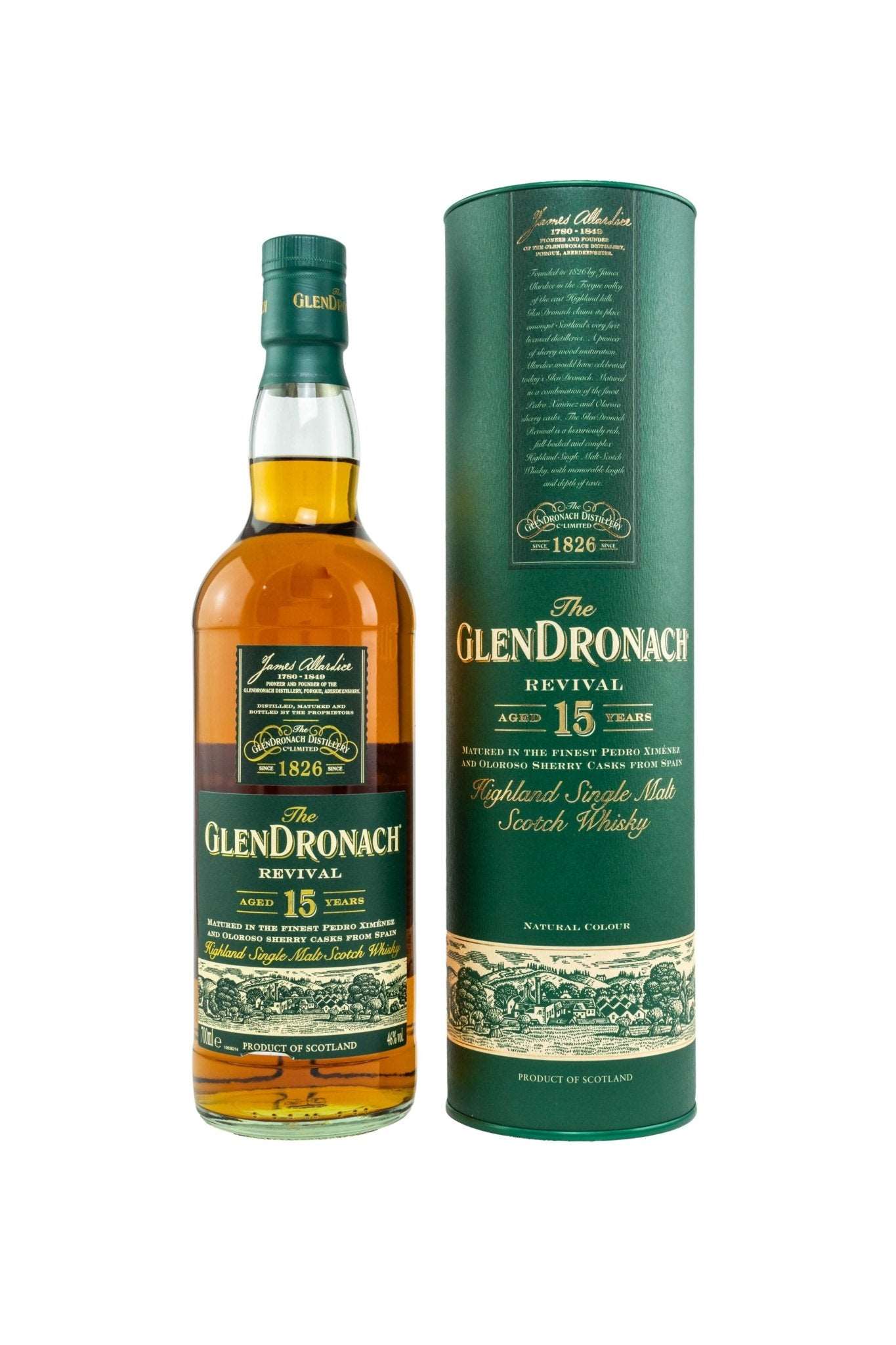 Glendronach 15 Jahre Revival 46% 700ml - Maltimore - Premium Whisky Onlineshop