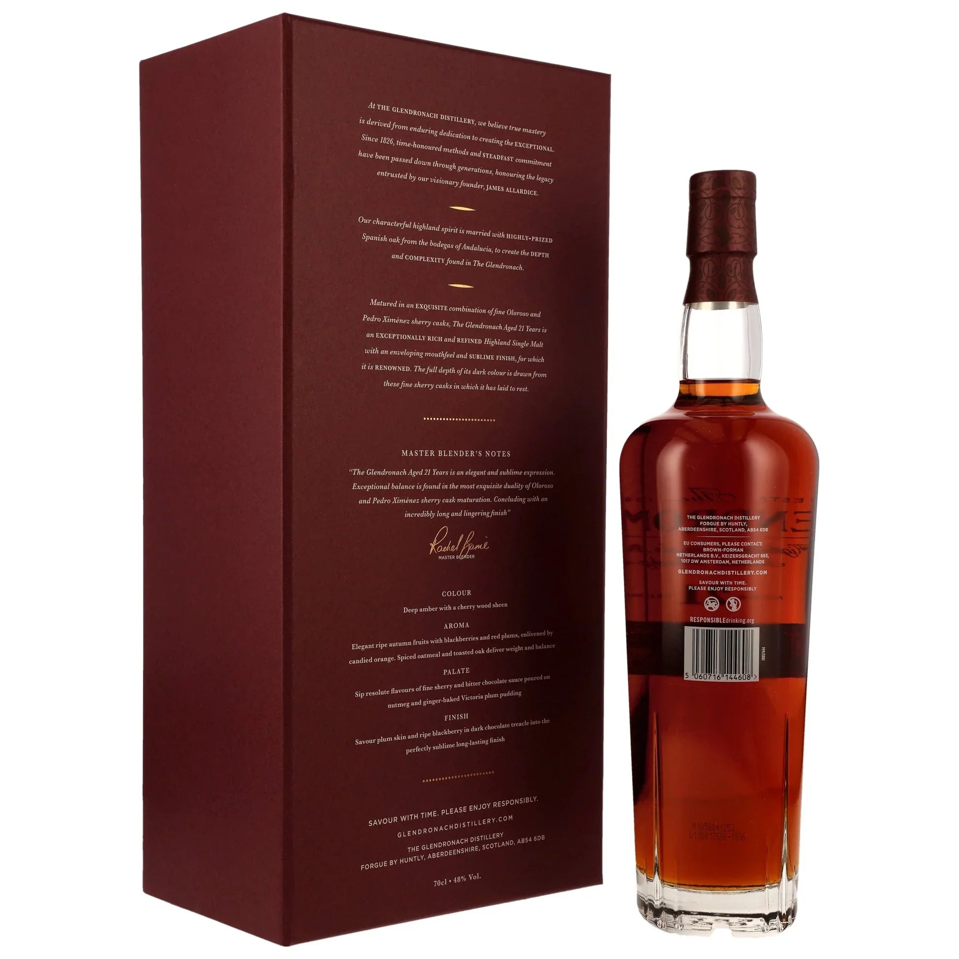 Glendronach 21 y.o. PX & Oloroso Sherry Casks 48% vol. 700ml 2 - Maltimore.de - Premium Whisky Onlineshop